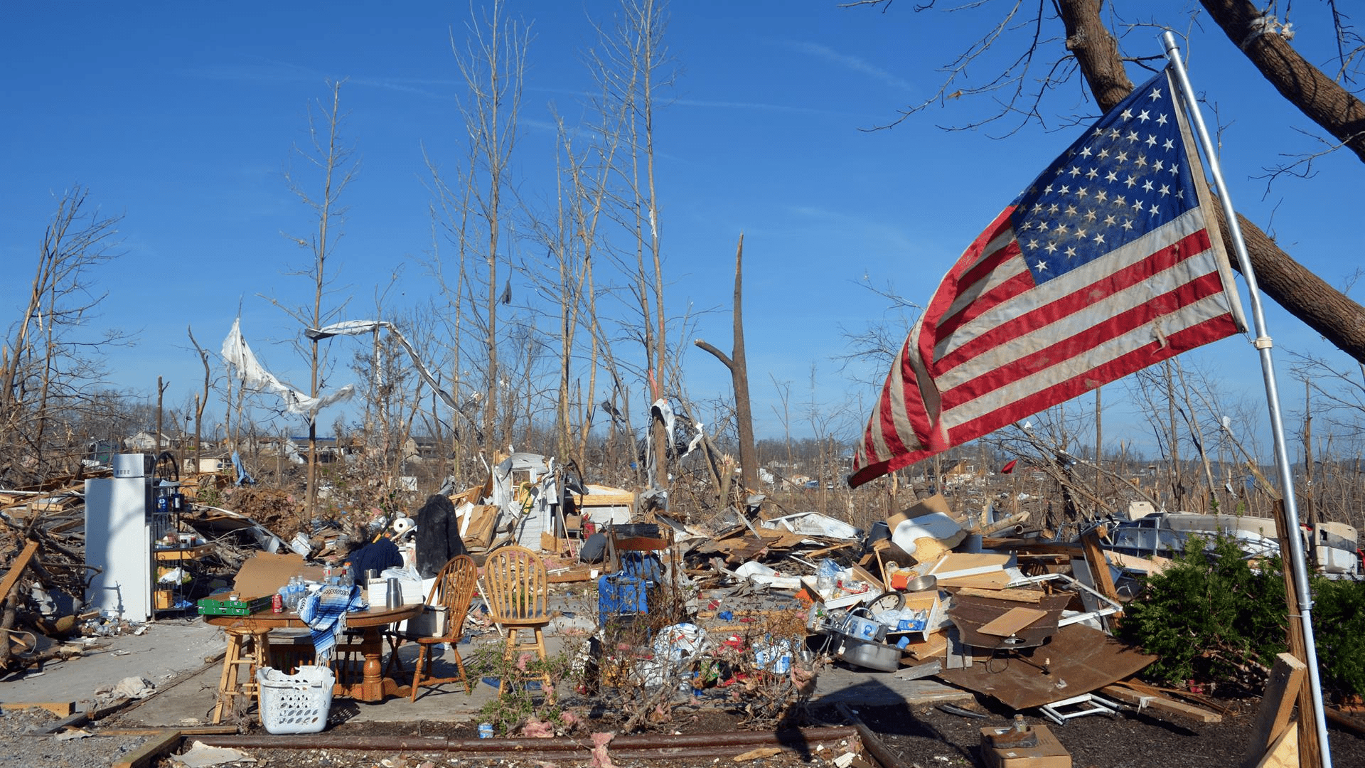 Daños por las tormentas y tornados en Estados Unidos | Foto: EFE