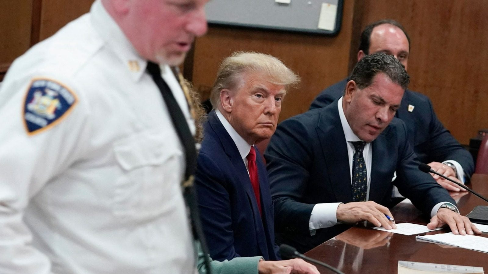Donald Trump se declara inocente de los cargos imputados - Foto AFP