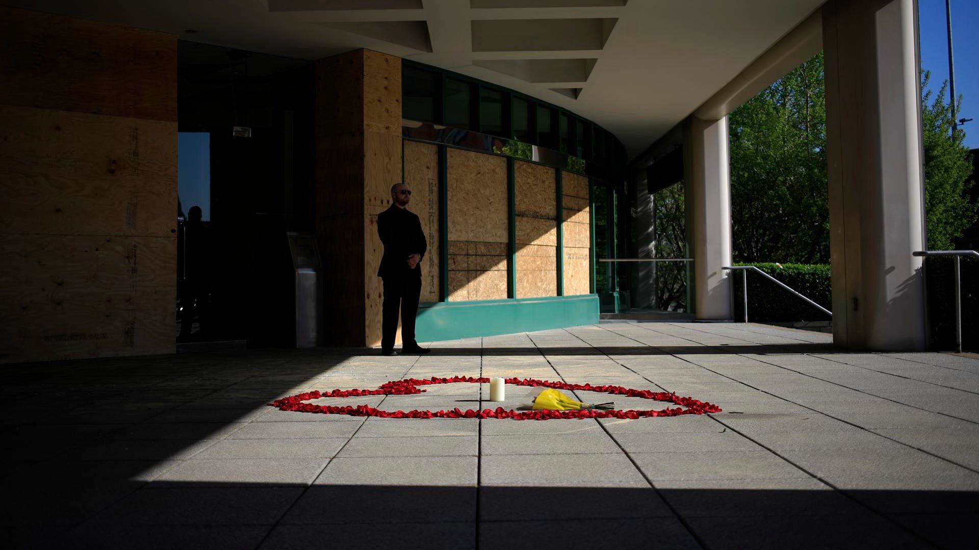 Lugar del tiroteo en Louisville, Kentucky - Foto: AFP