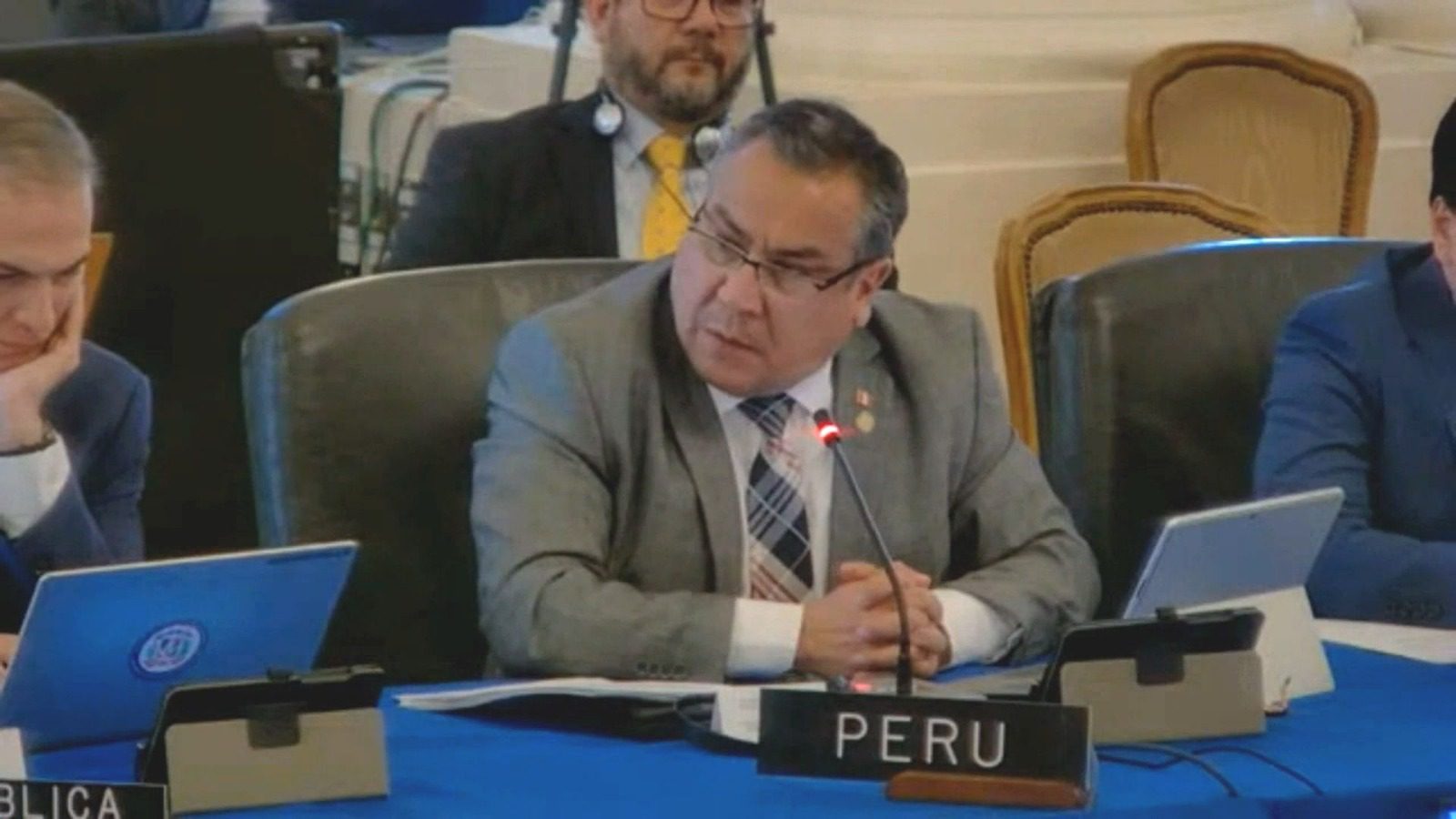 Gustavo Adrianzén, embajador de Perú ante la OEA