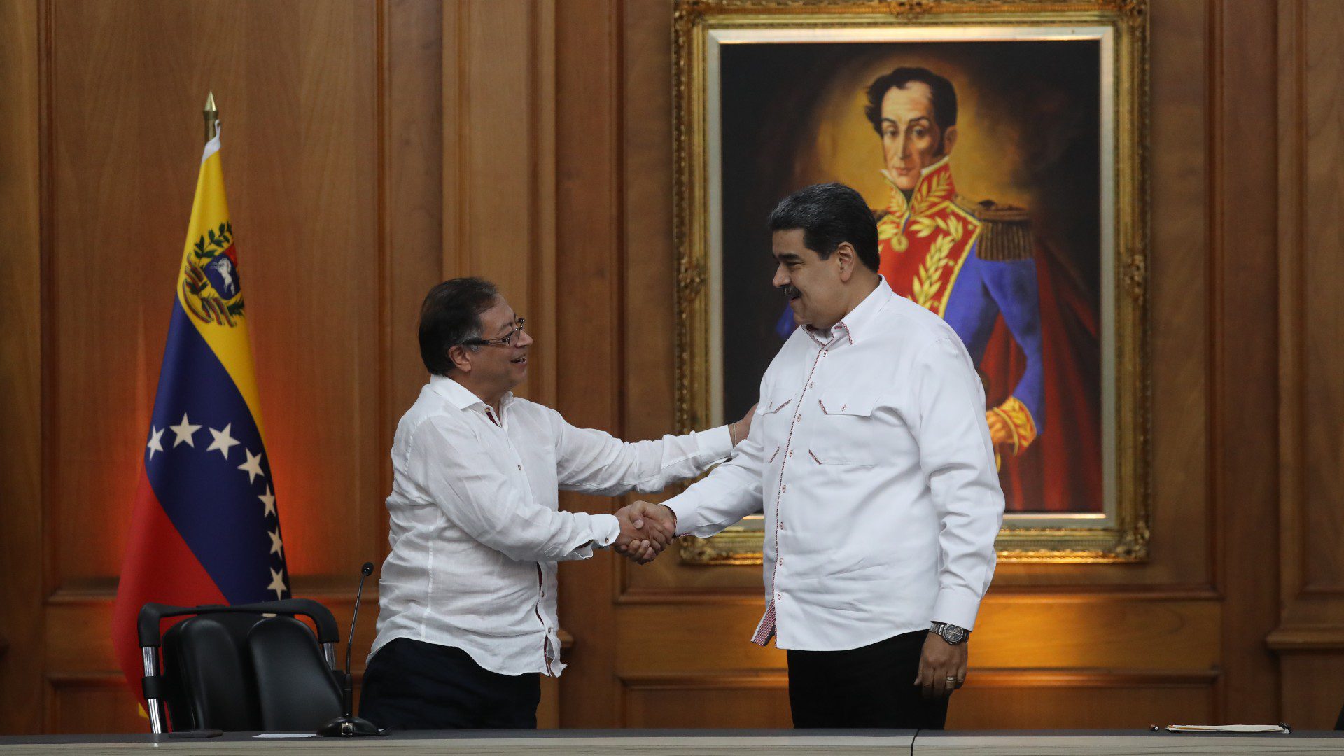 Gustavo Petro y Nicolás Maduro (EFE)