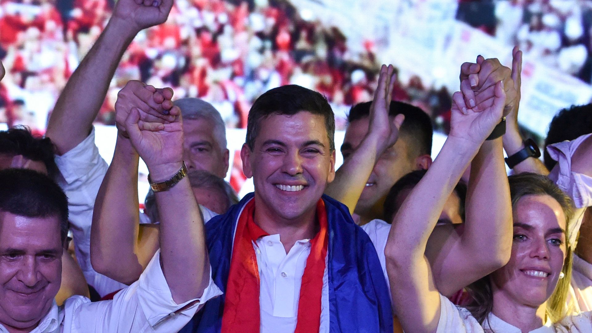 Santiago Peña, presidente electo de Paraguay (AFP)