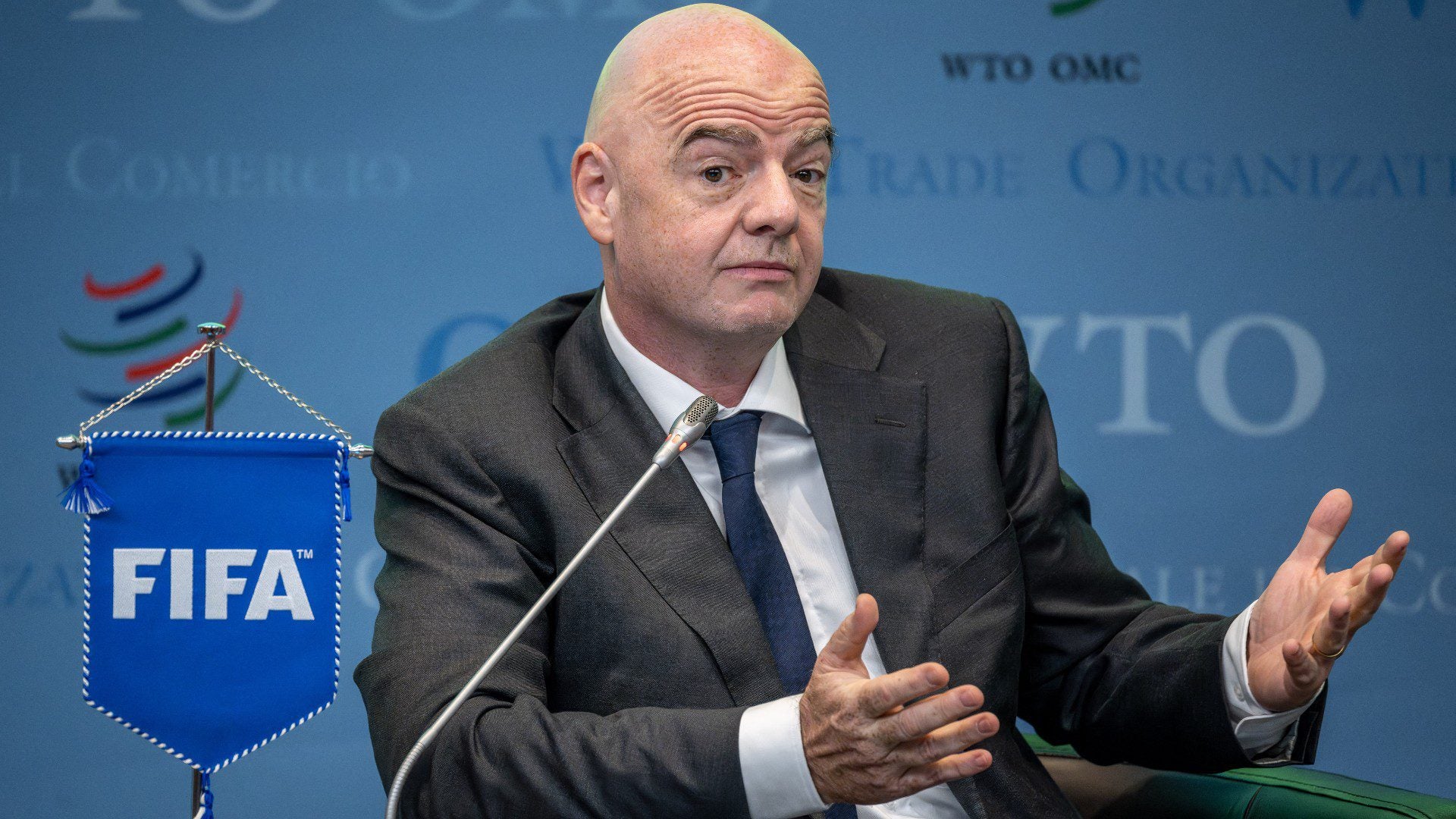 El presidente de la FIFA, Gianni Infantino. (AFP)