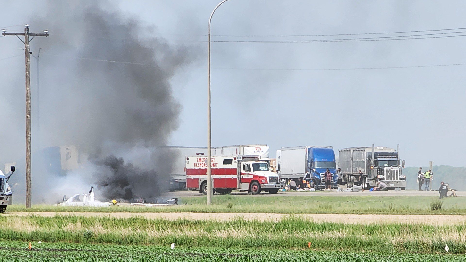Accidente vial en Canadá | Foto: EFE
