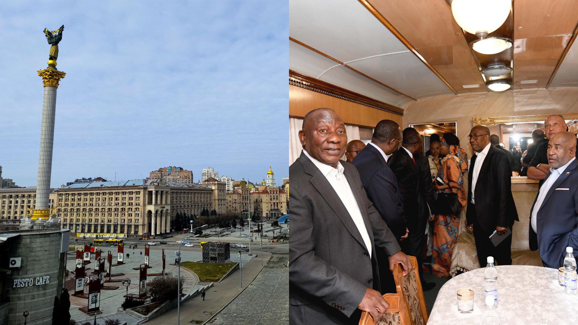 Visita de líderes africanos a Kiev. (EFE)