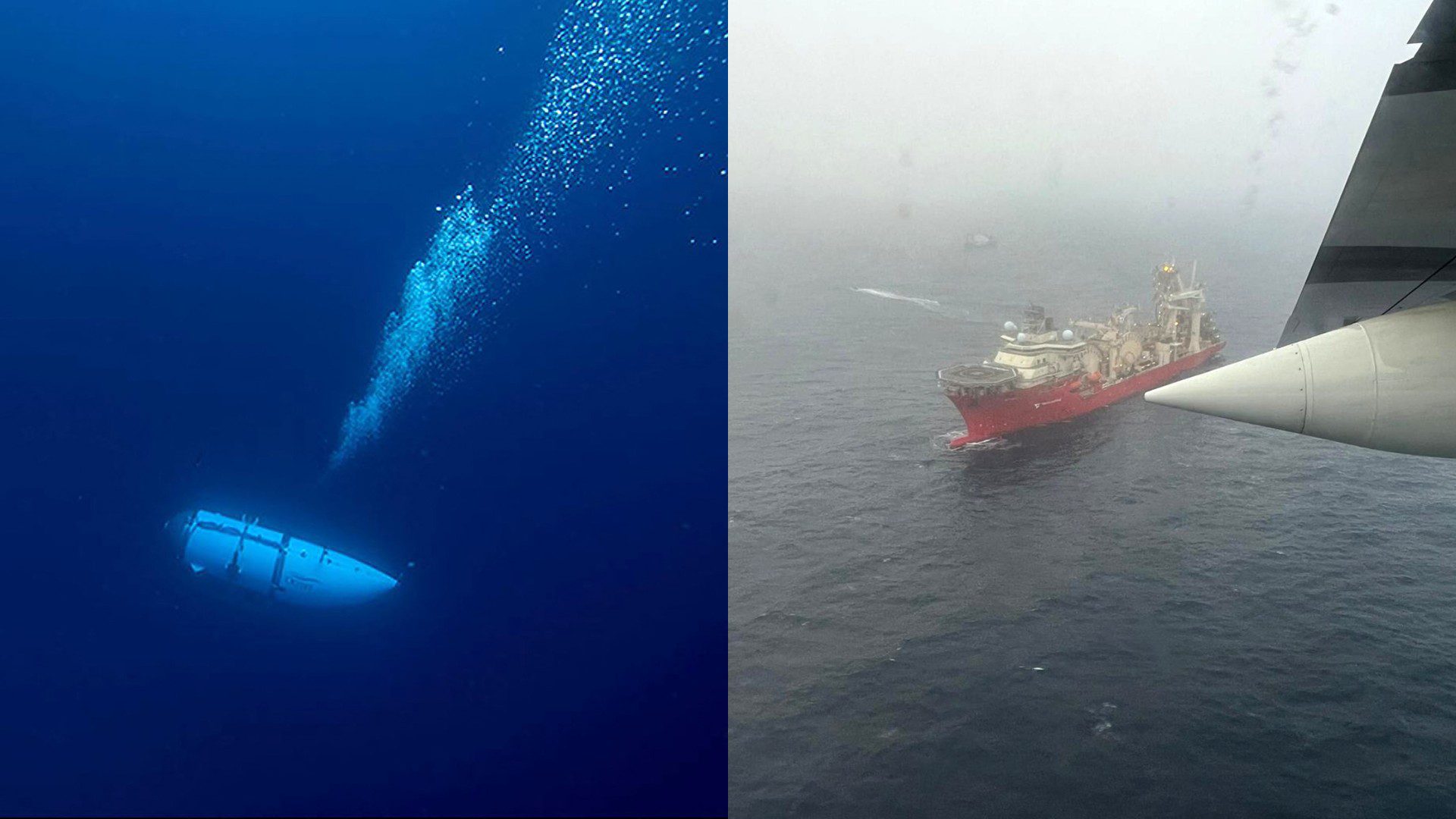 Sumergible desaparecido en el océano Atlántico (AFP)