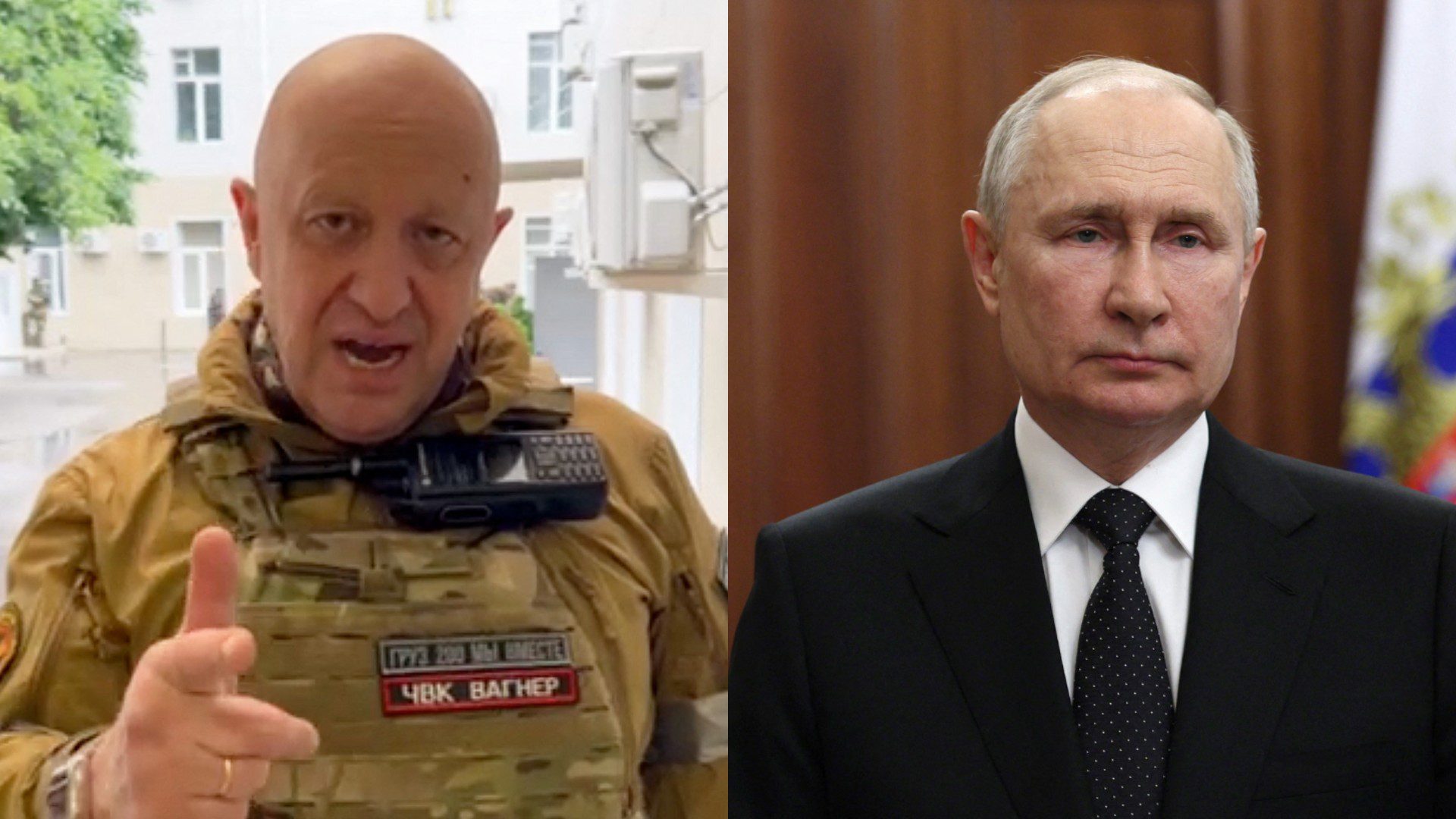 Líder del Wagner y Vladimir Putin (AFP)