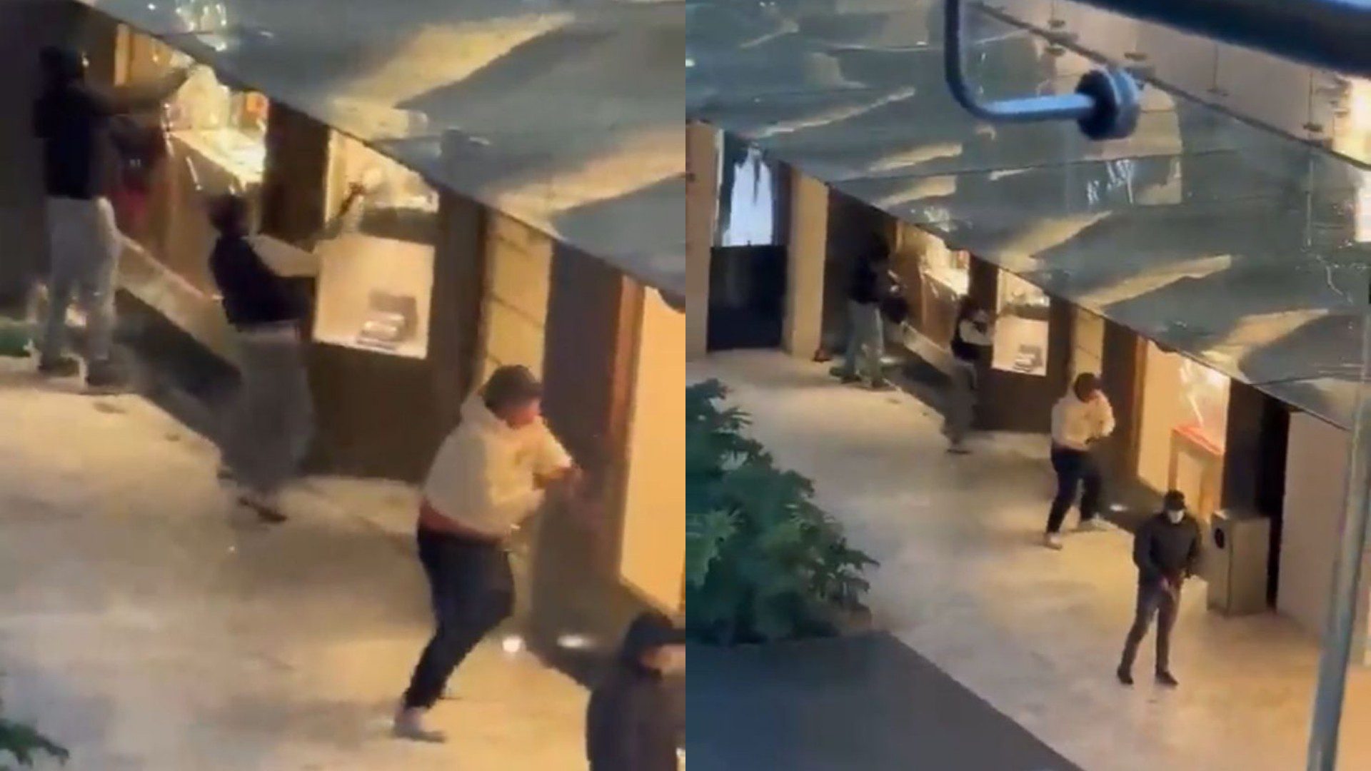 Asaltantes roban joyería en México - Foto captura de video
