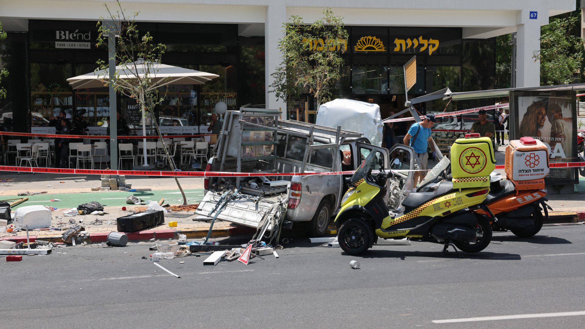 Arrollamiento en Tel Aviv (AFP)