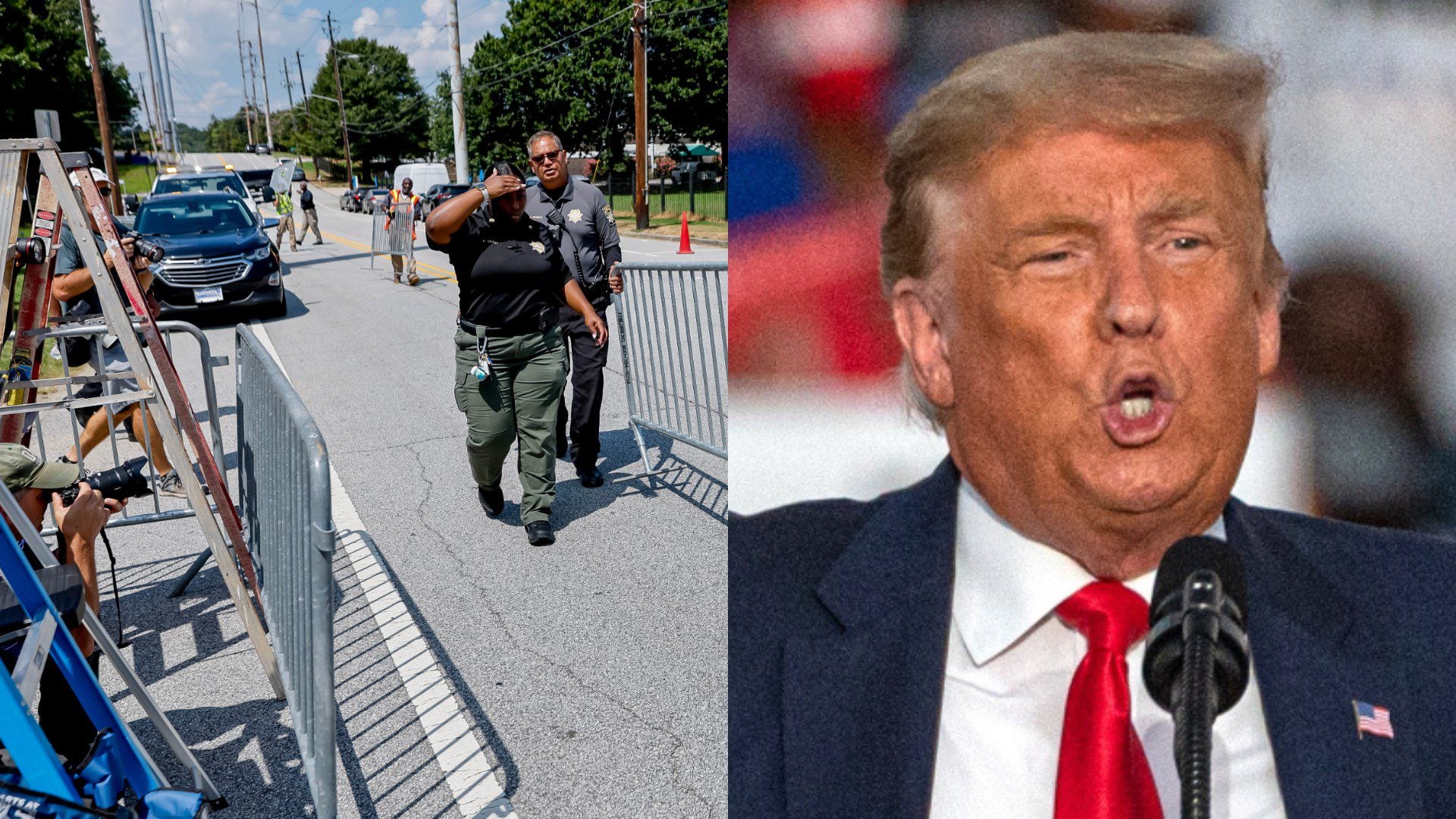 Policía de Georgia / Donald Trump, expresidente de EE.UU. - Foto: EFE