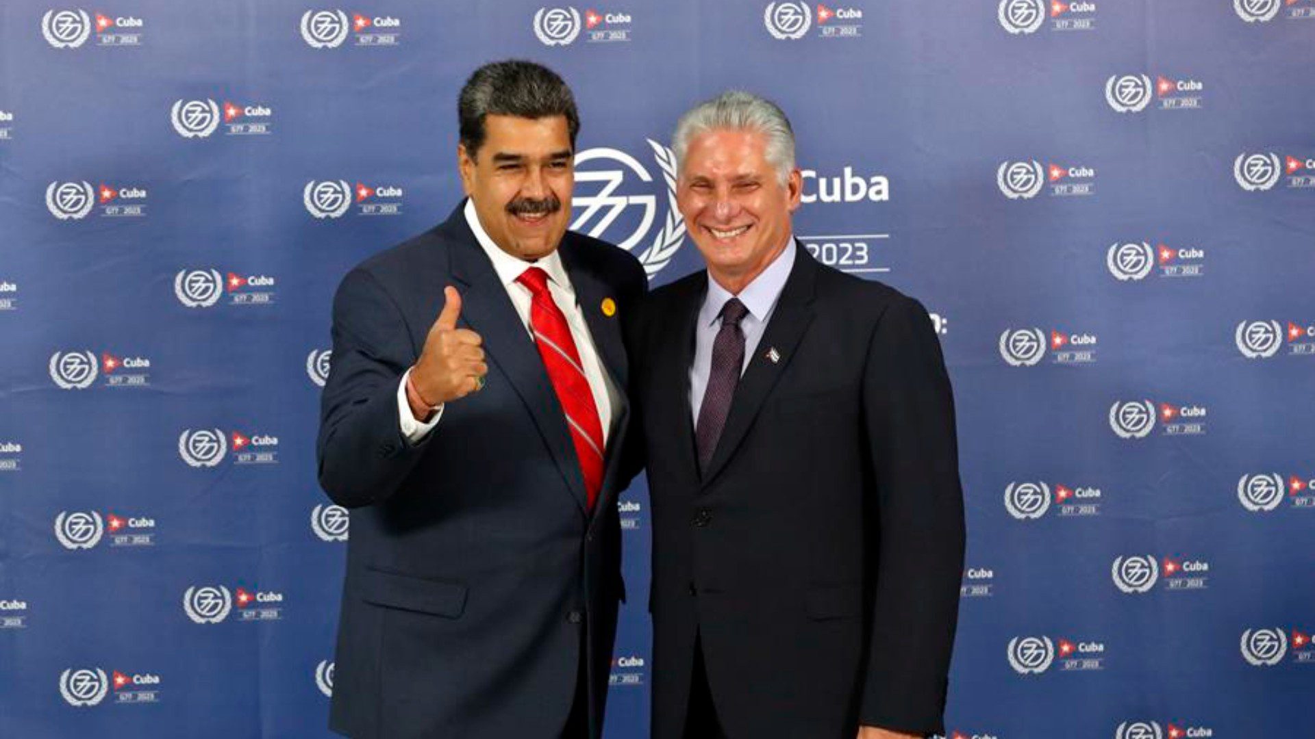 Nicolás Maduro y Miguel Díaz-Canel (EFE)