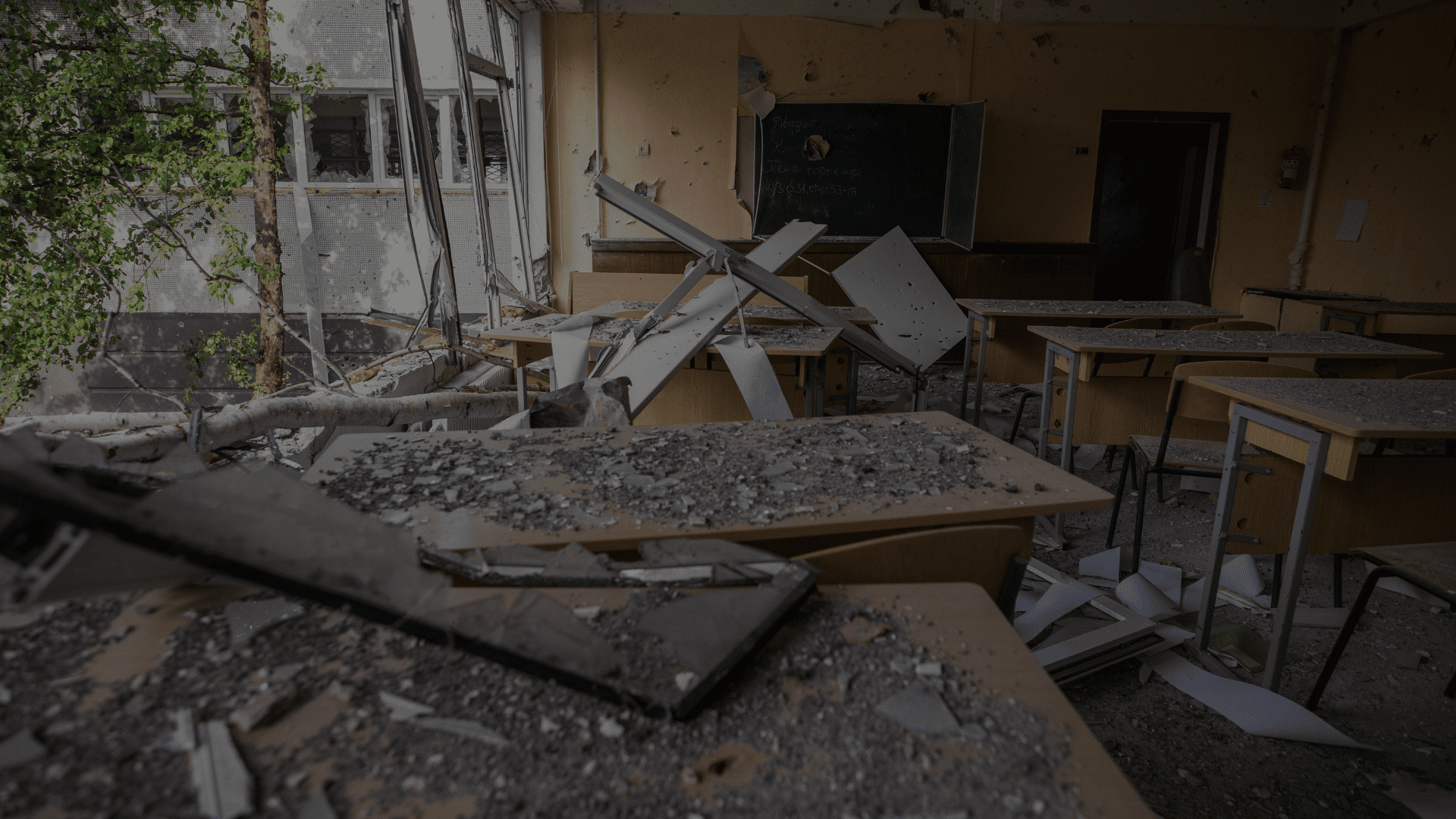 Los crímenes de guerra contra niños ucranianos Foto EFE