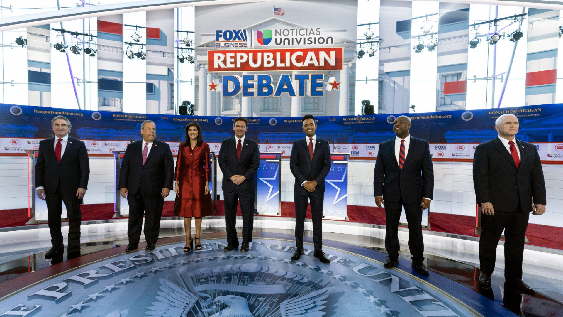 Candidatos a la nominación republicana (EFE)