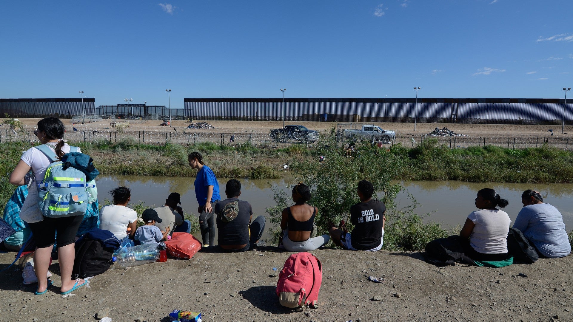 Migrantes en la frontera sur de Estados Unidos (EFE)