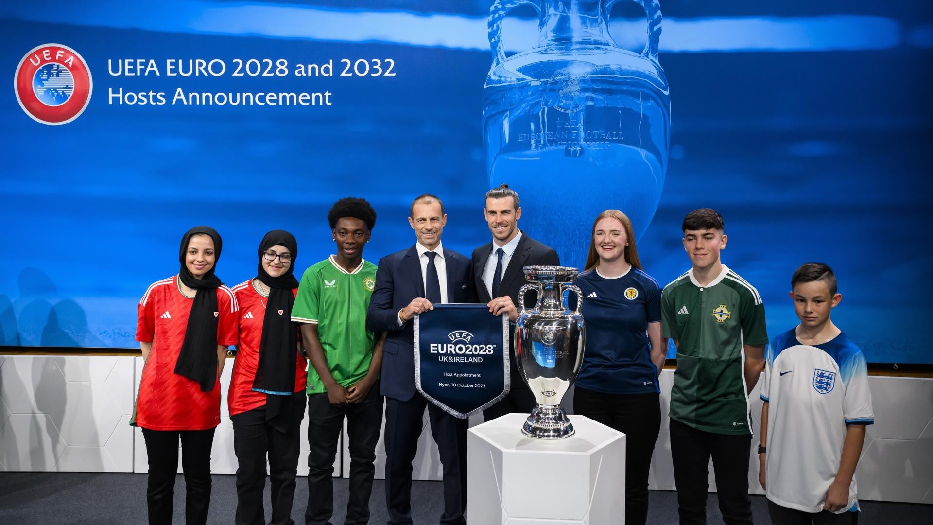 Ceremonia de presentación de sedes de la Eurocopa 2028 y 2032 - Foto: EFE