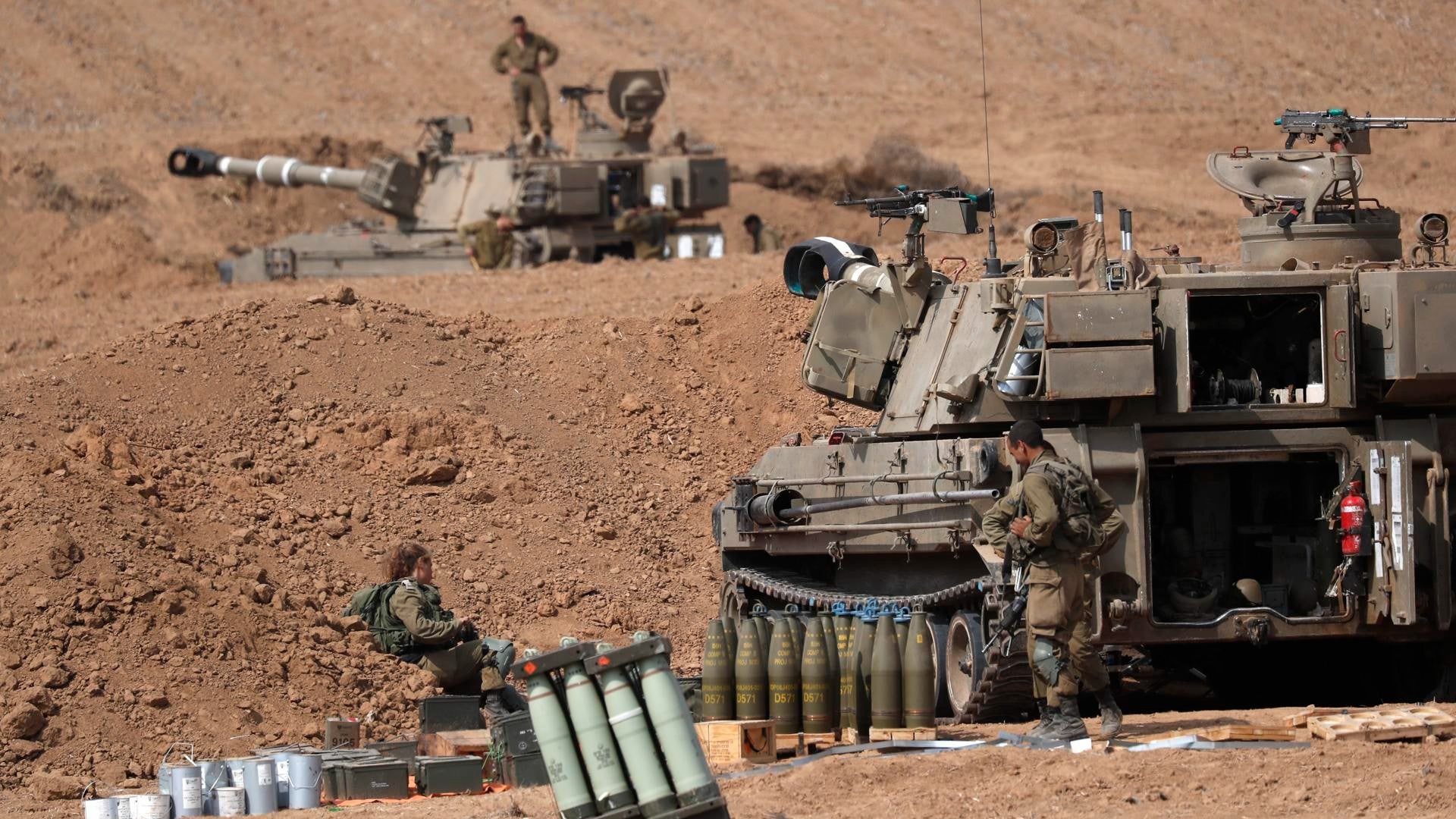 Fuerzas de Israel en la frontera con Gaza (EFE)