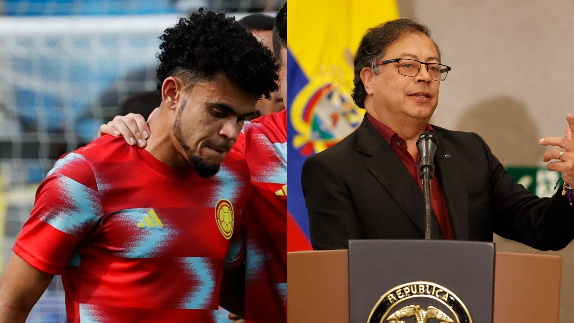 LuisDiazPetroEFE Luis Díaz, futbolista colombiano, y el presidente Gustavo Petro / FOTO: EFE