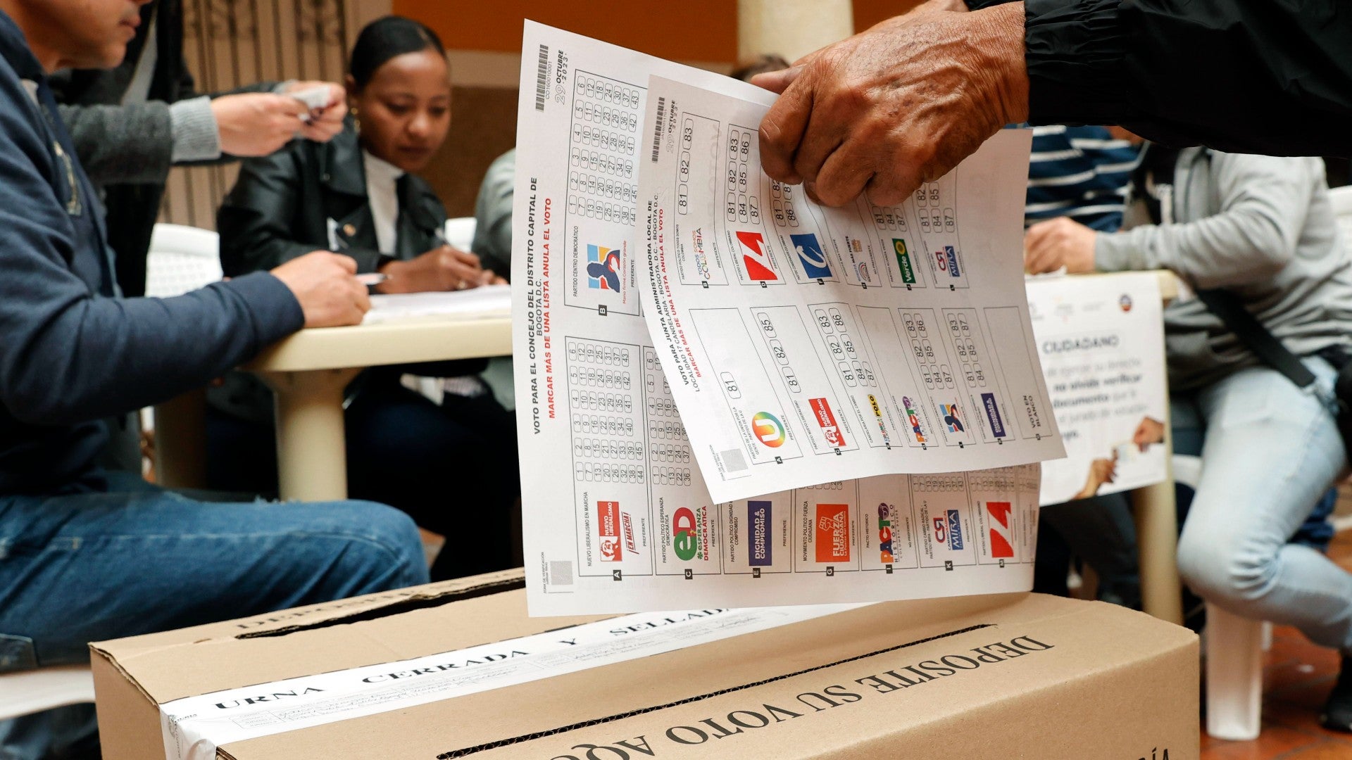 Foto de referencia de elecciones en Colombia (EFE)
