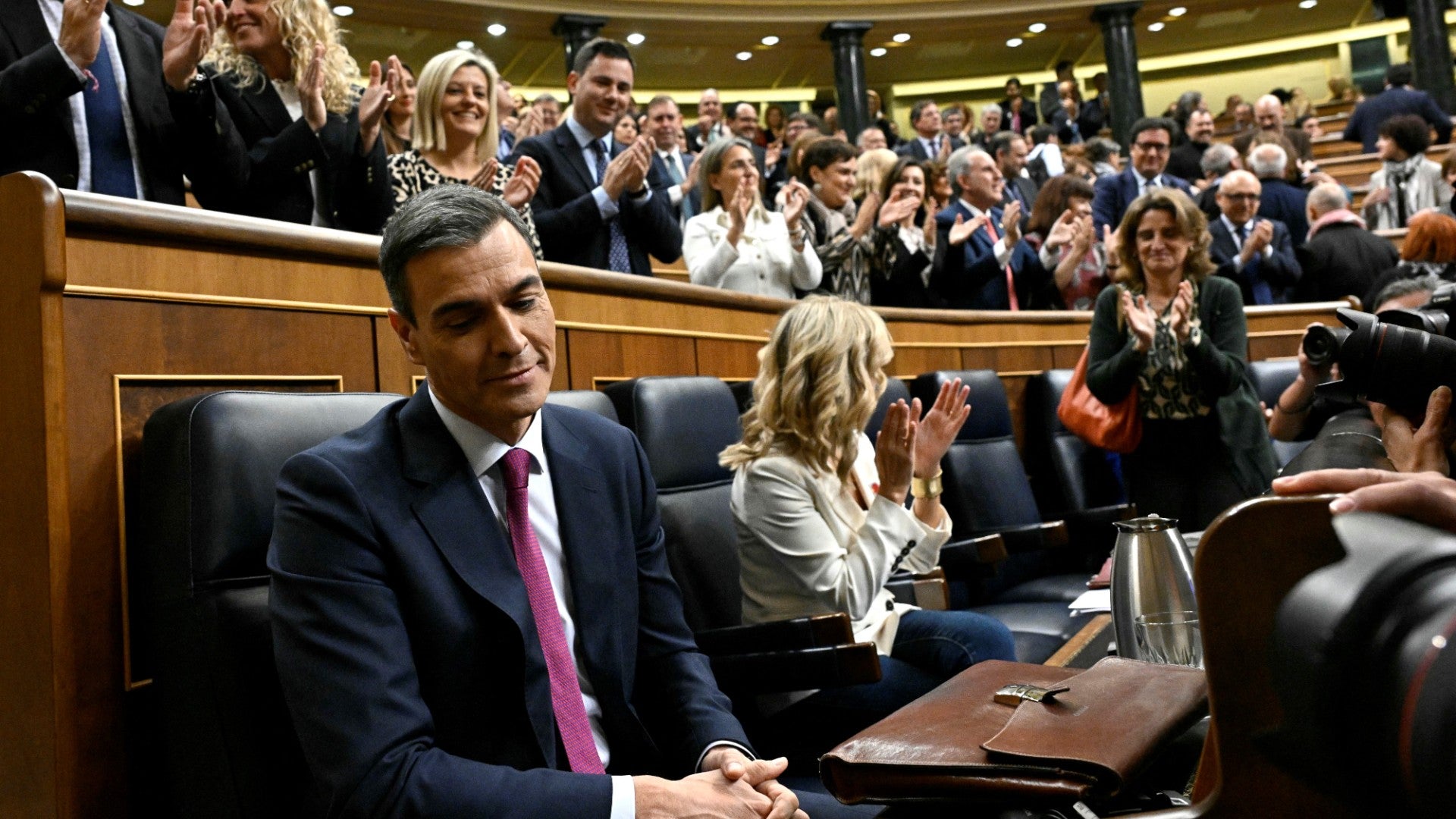 Pedro Sánchez busca volver a ser investido como presidente del gobierno español / FOTO: AFP