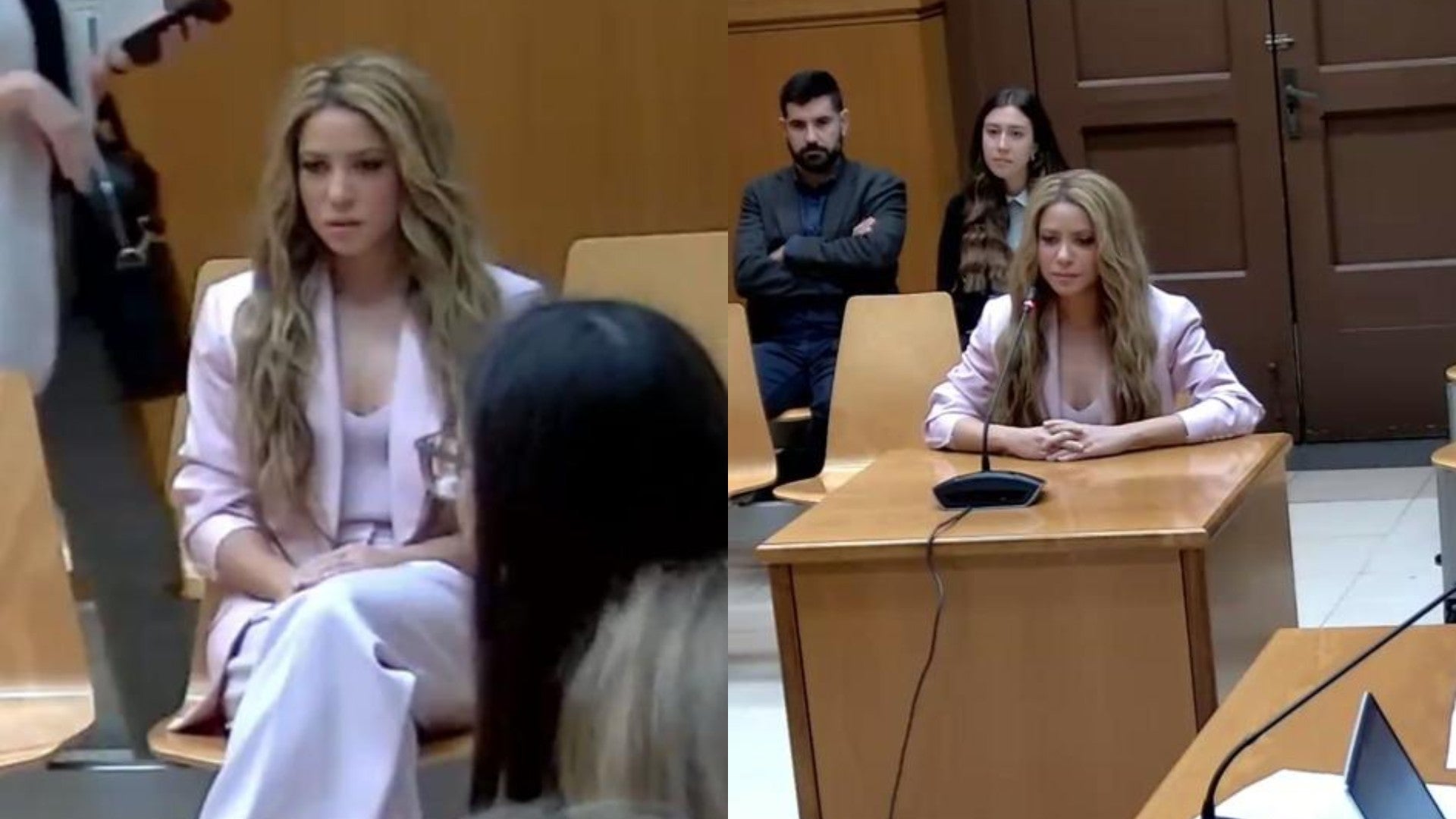 Shakira en un tribunal de Barcelona