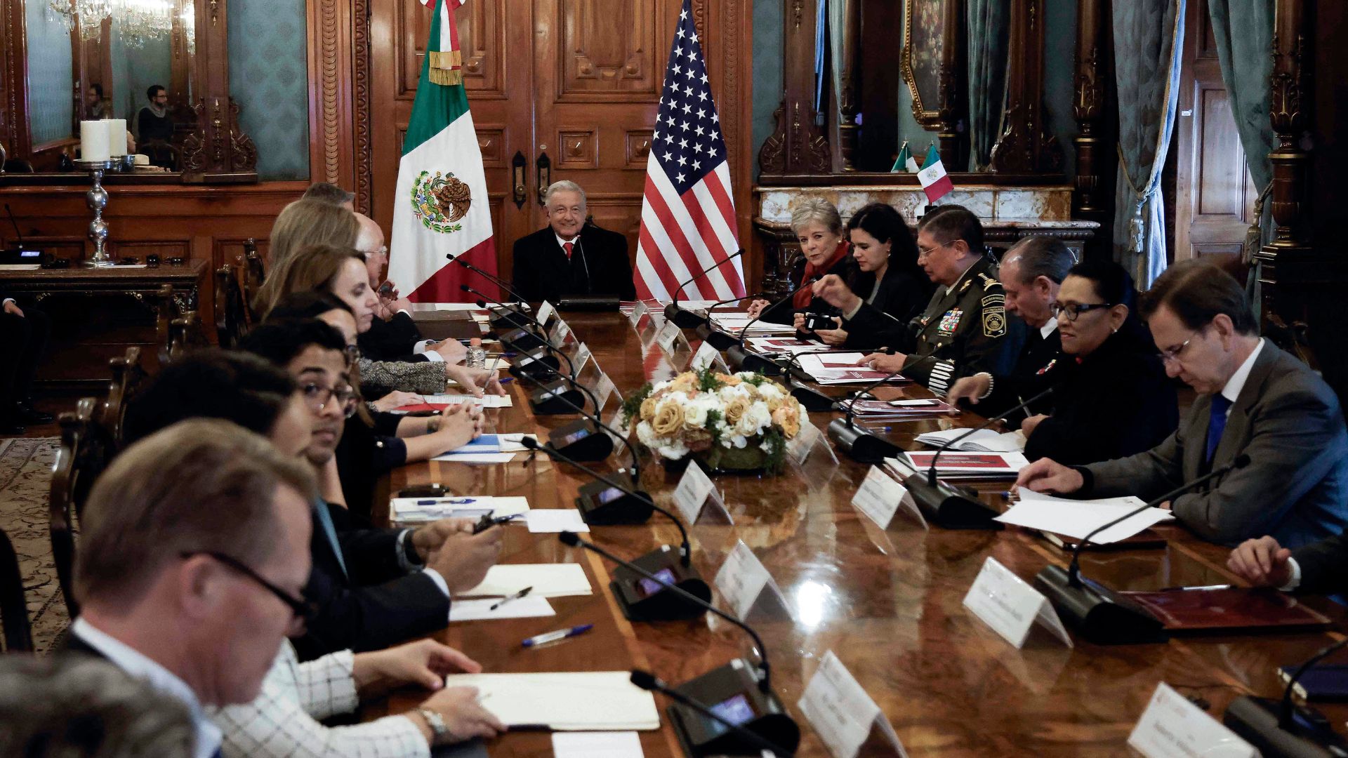 Encuentro de alto nivel entre México y Estados Unidos - AFP Encuentro de alto nivel entre México y Estados Unidos - AFP