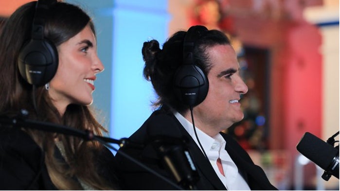 Alex Saab y Camila Fabri