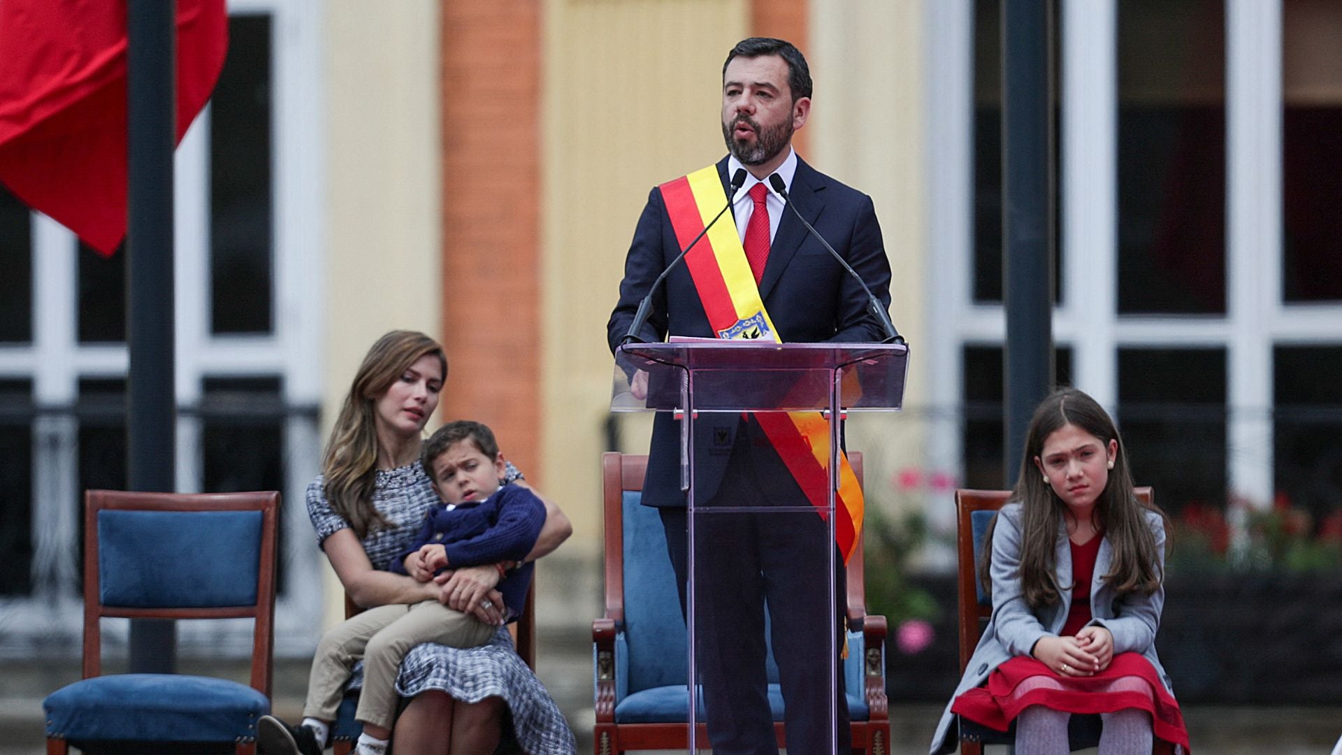 Carlos Fernando Galán se posesionó como nuevo alcalde de Bogotá - Foto de AFP