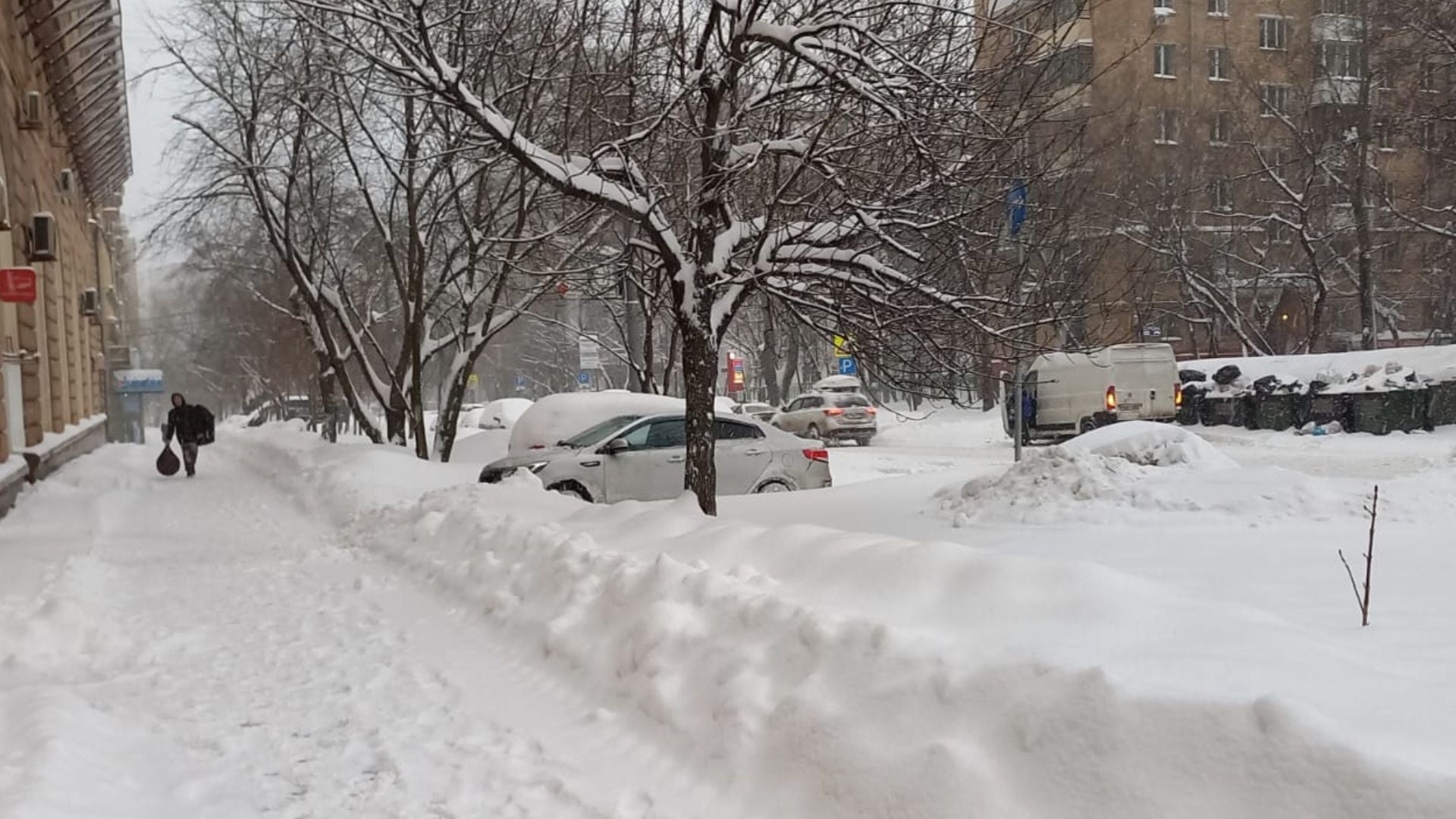 Nieve en Moscú - Foto: EFE