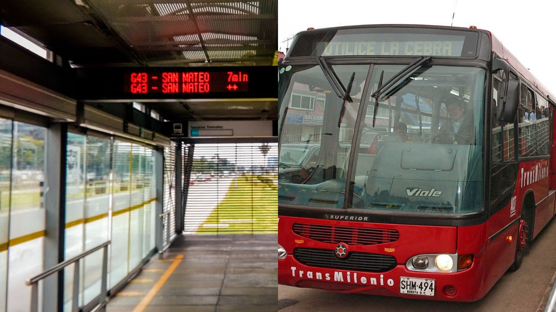 Transmilenio en Bogotá - Foto Canva y EFE