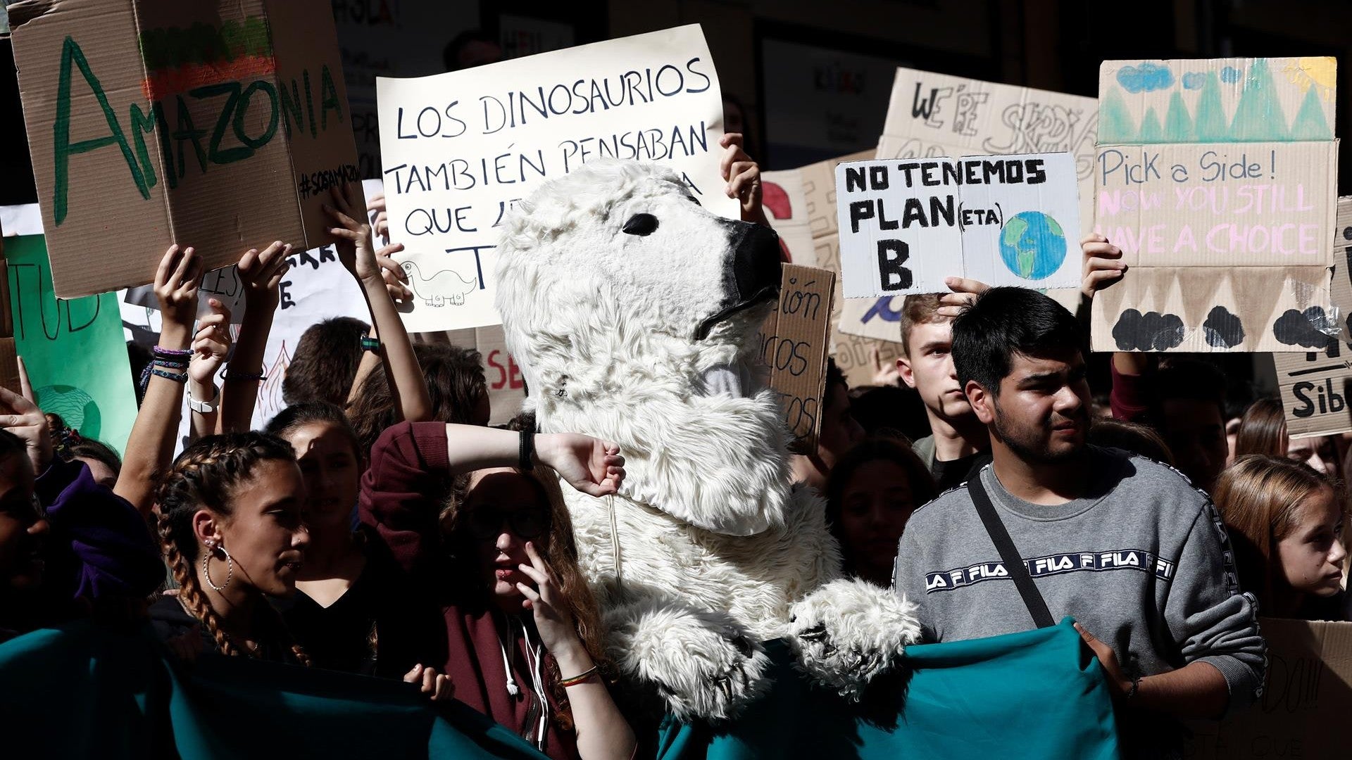 Protestas contra el cambio climático (EFE)