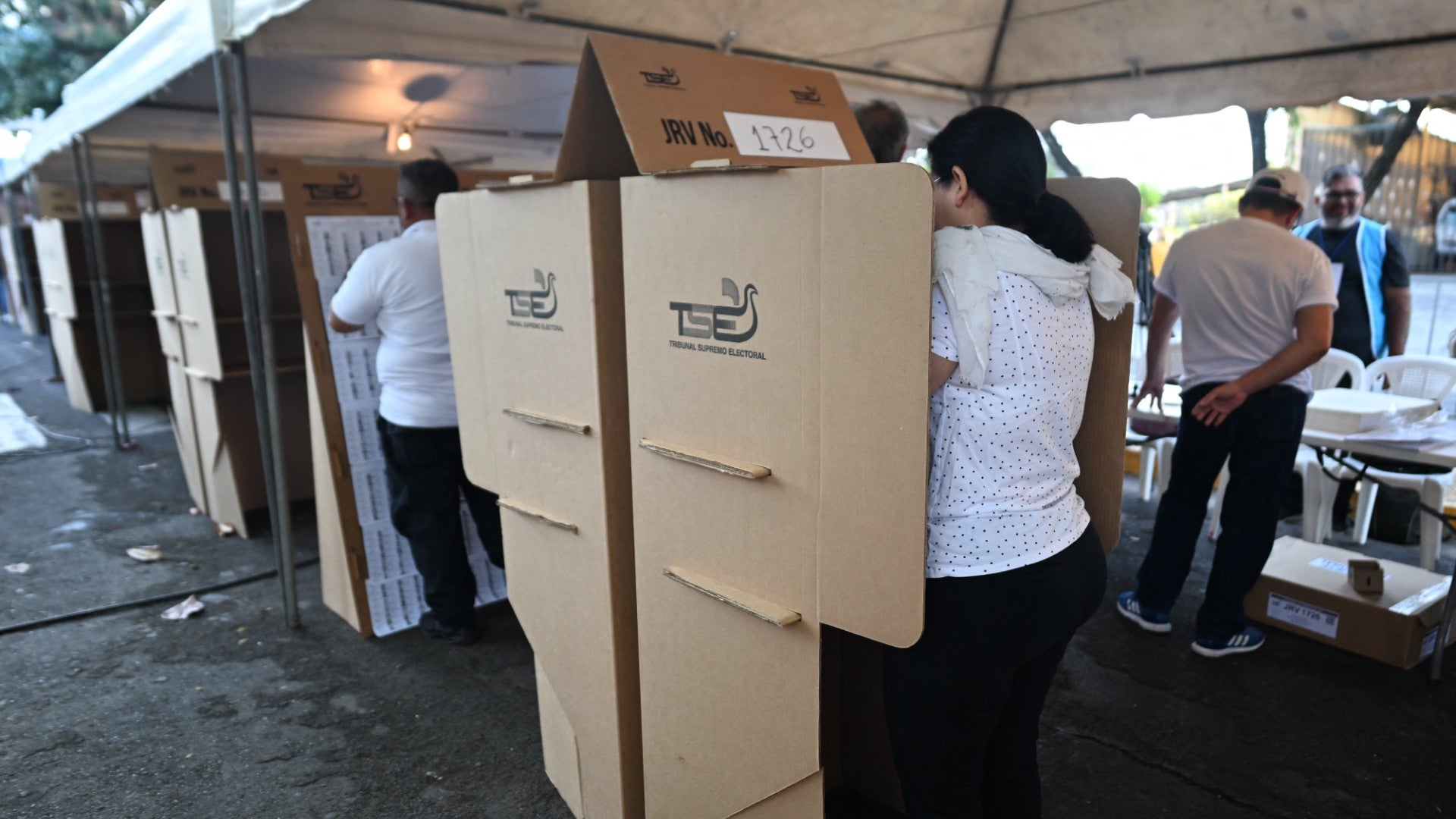 Foto de referencia de las elecciones en El Salvador (AFP)