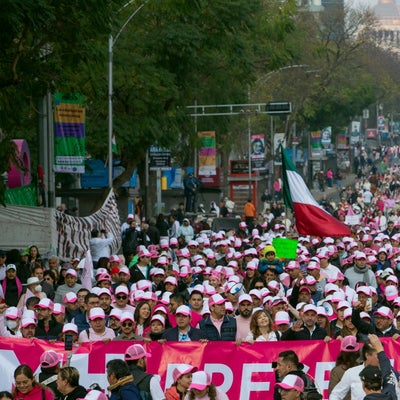 ¿Marea rosa en México fue convocada para defender derechos o promover ...