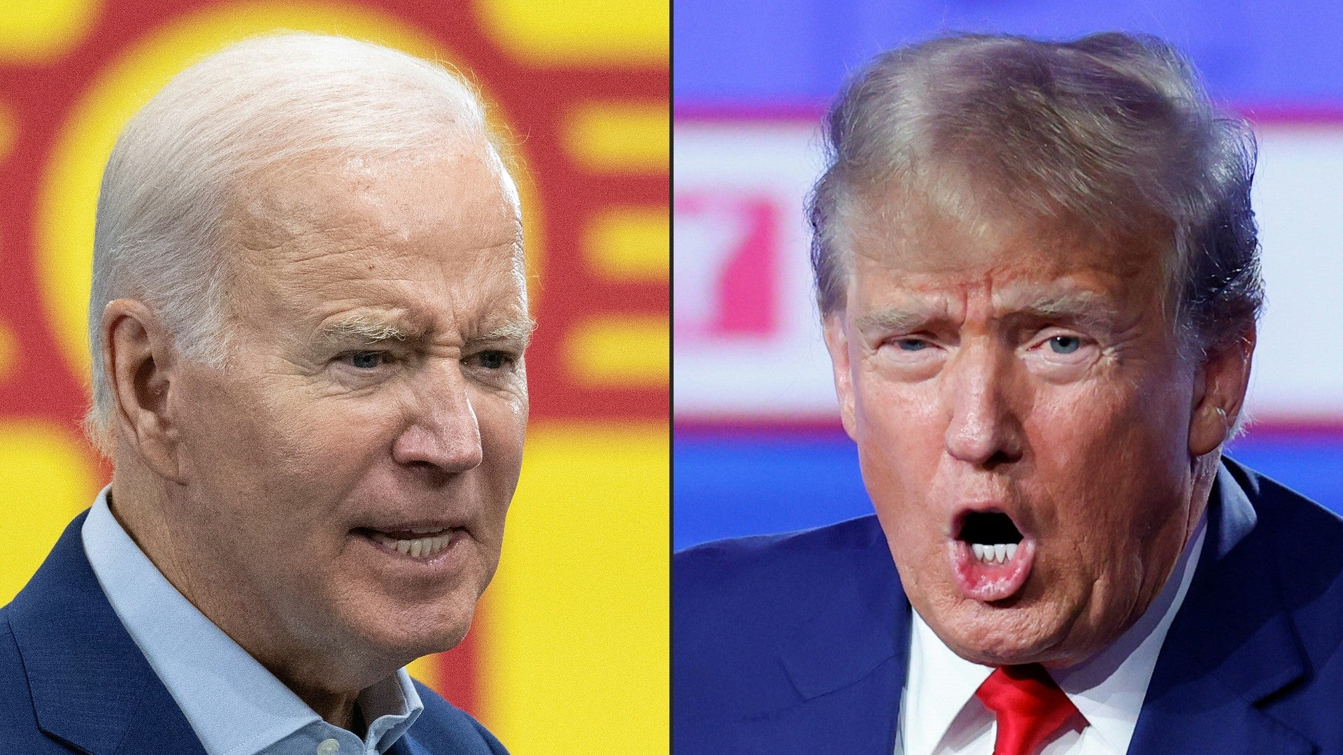 Trump y Biden enfrentados (AFP)