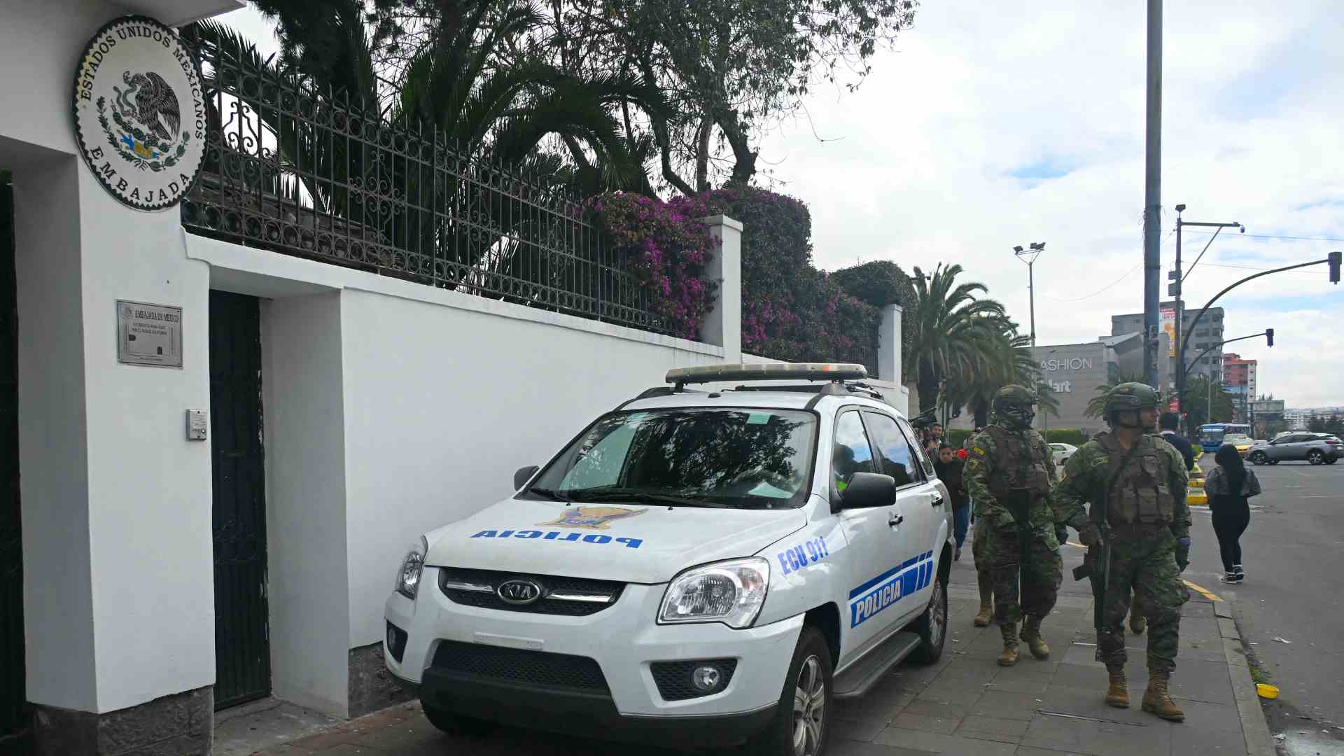Embajada de México en Quito, Ecuador (AFP)