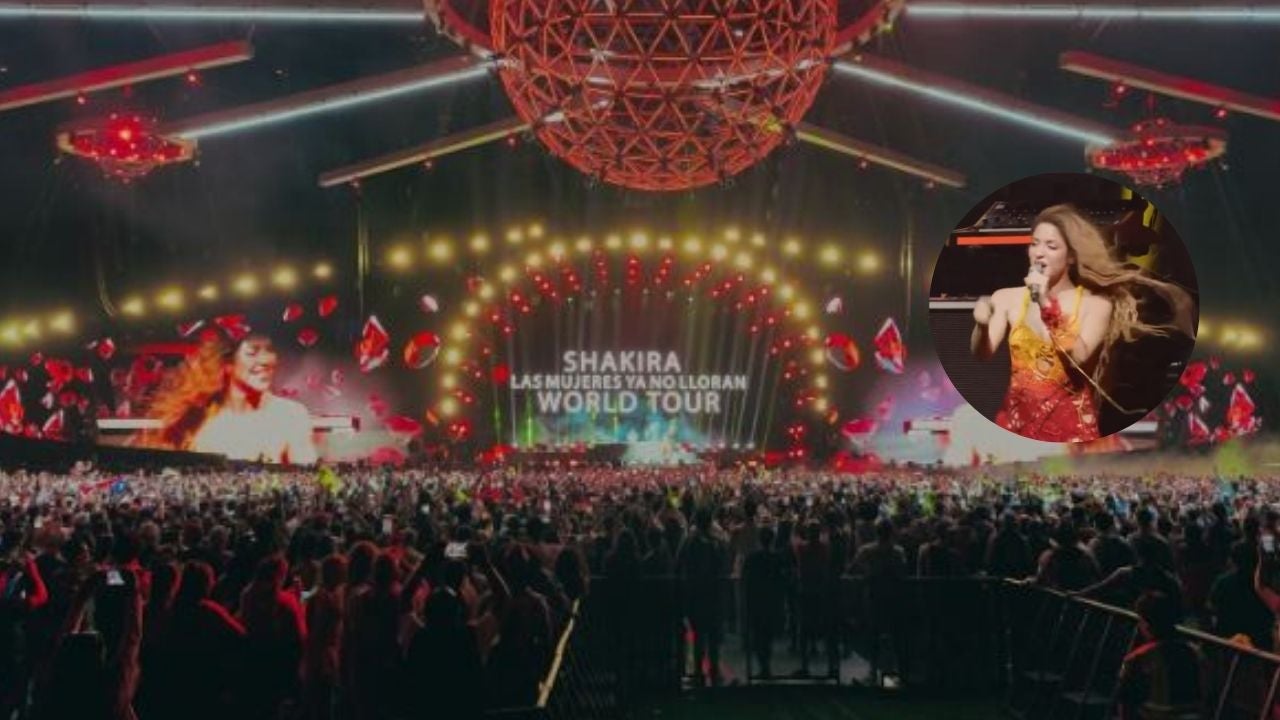 La cantante colombiana Shakira en su presentación en el festival de música Coachella 2024 - Fotos: Instagram @shakira/ @musictrendscol