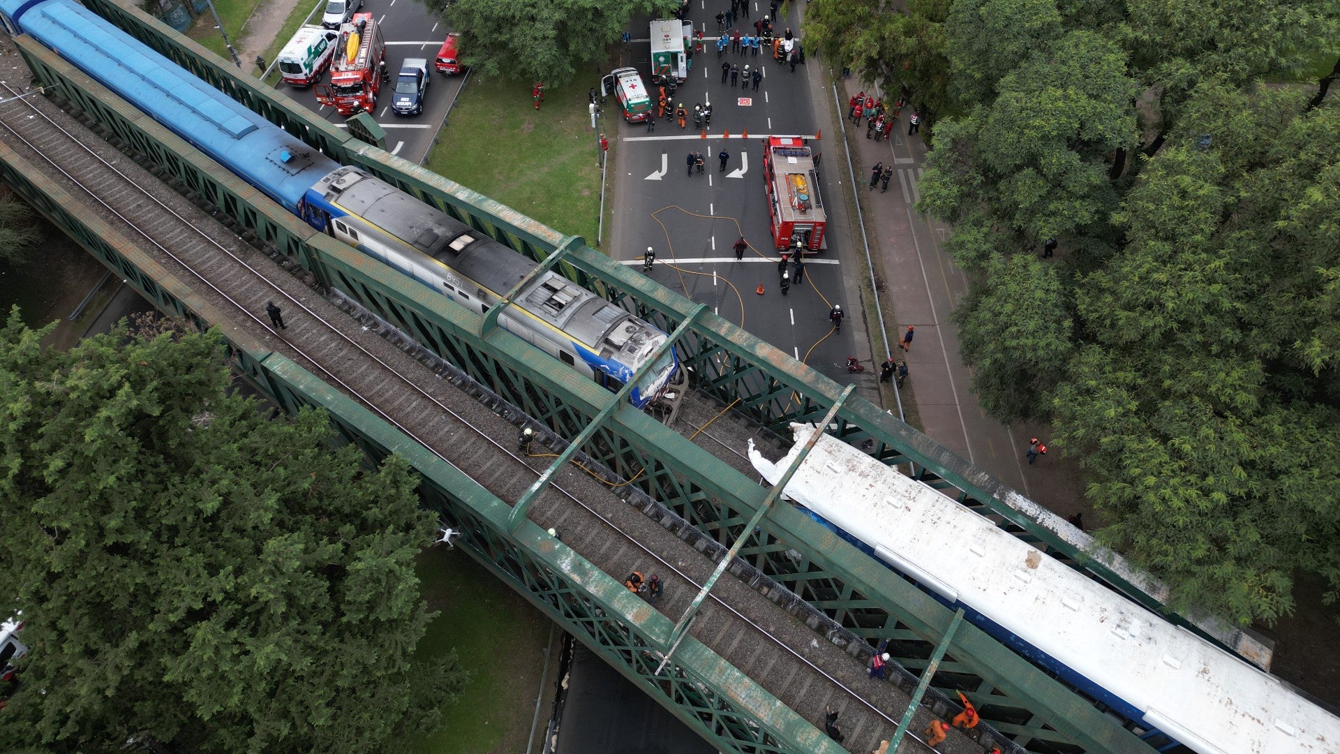 Accidente de trenes en Buenos Aires, Argentina (AFP)