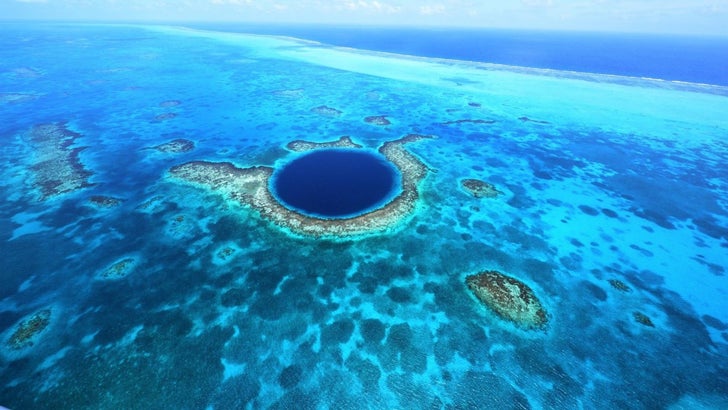 Agujero azul en Belice - Foto de referencia: EFE