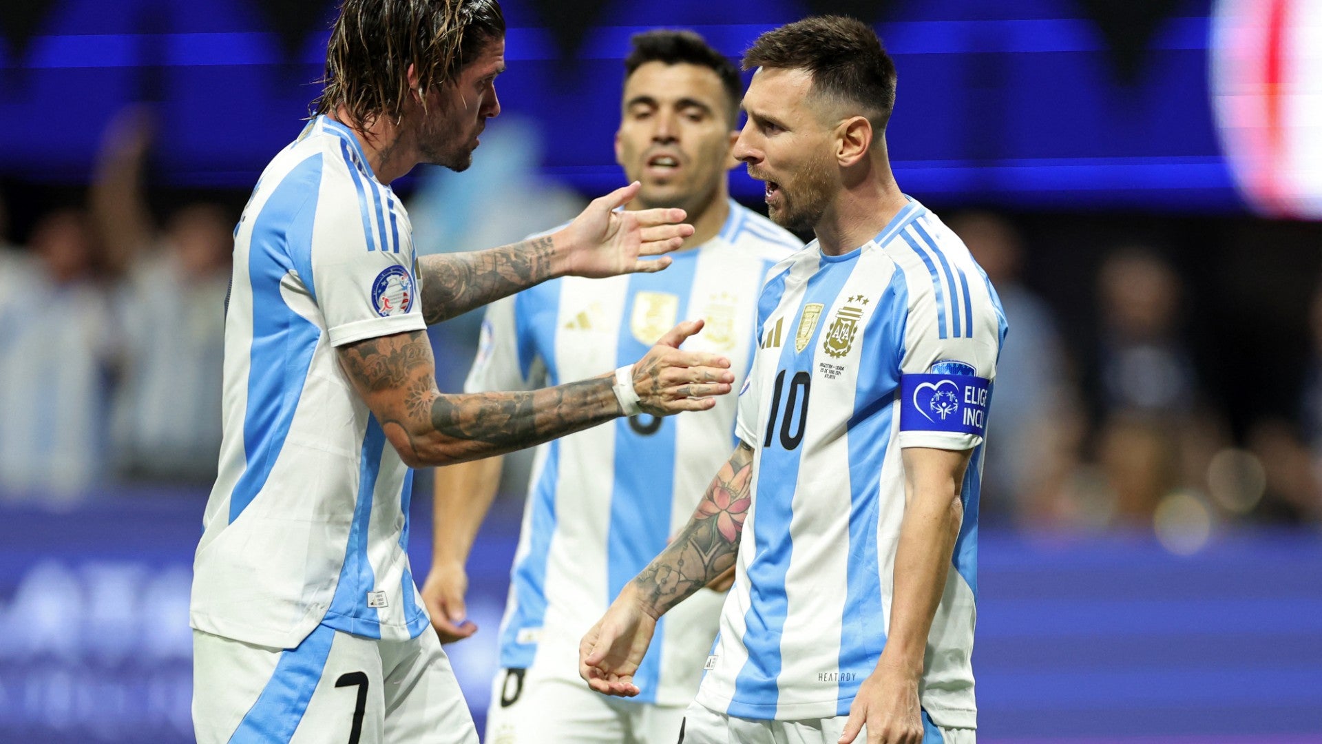 RodrigoDePaulMessiArgentinaEFE Rodrigo de Paul y Lionel Messi, jugadores de la selección de Argentina / FOTO: EFE