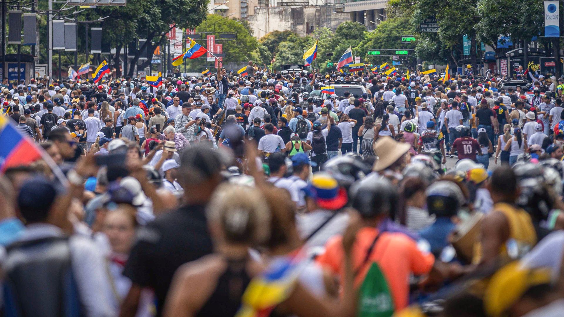 Protestas en Venezuela - Foto: EFE