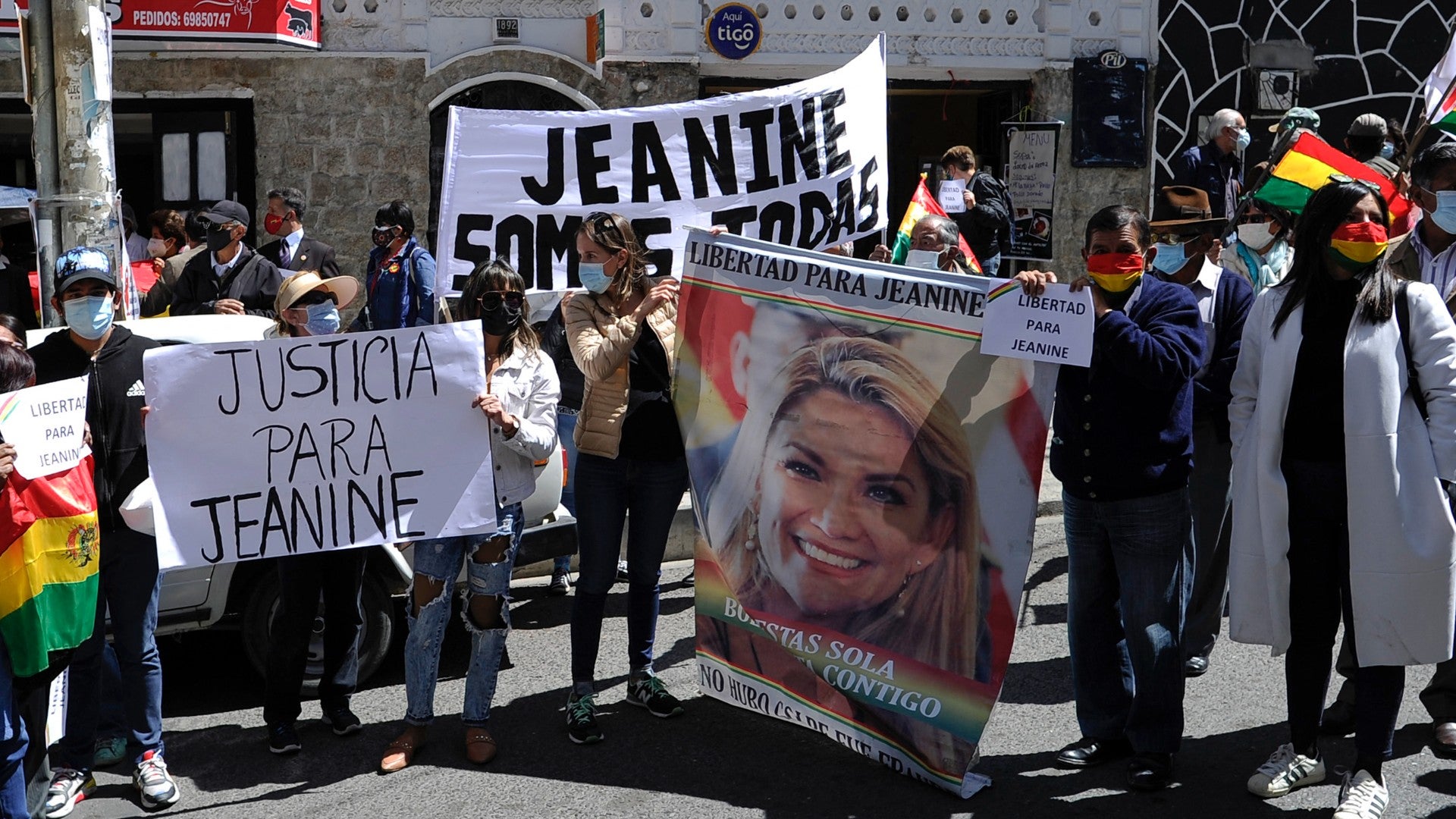 Foto de referencia de Jeanine Áñez (AFP)