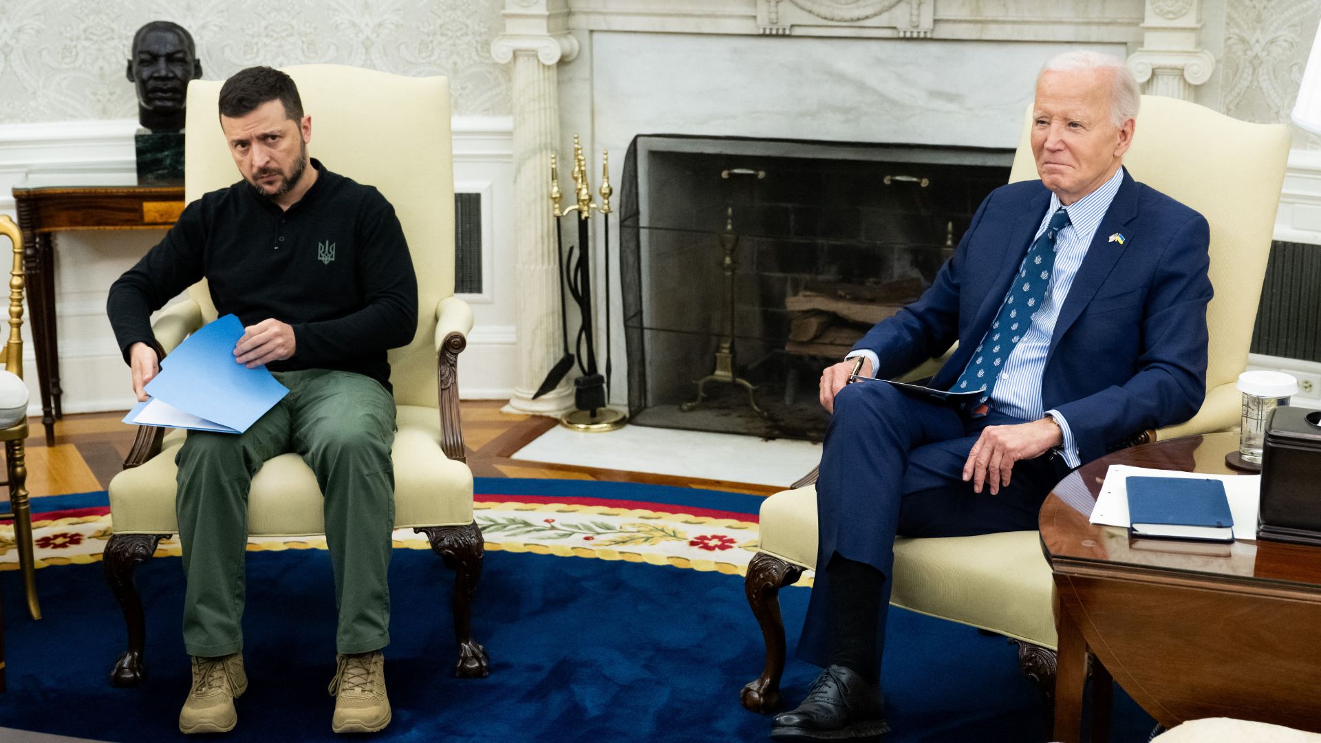 Volodímir Zeleneski y Joe Biden