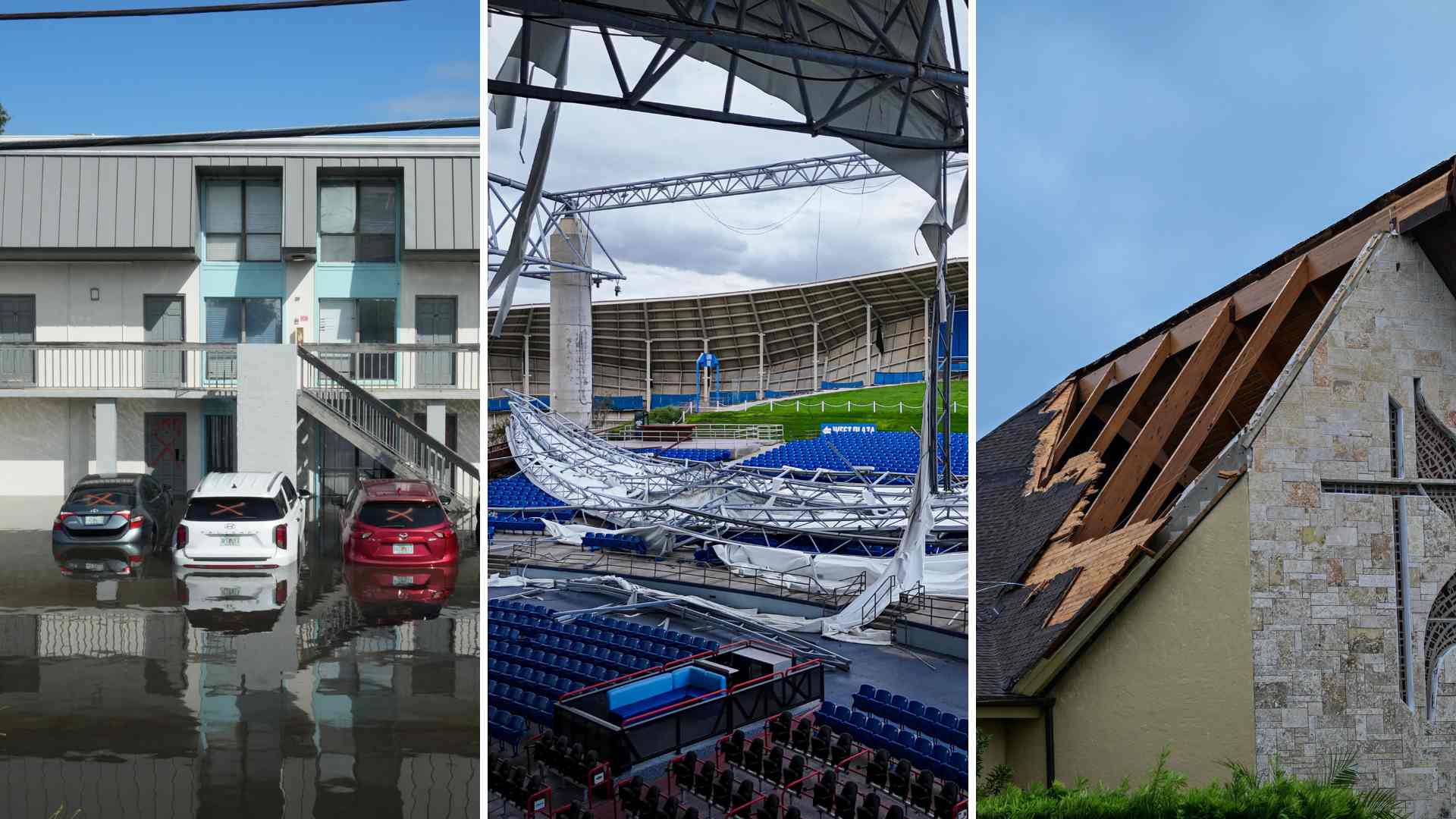 Huracán Milton en Florida, Estados Unidos (AFP)