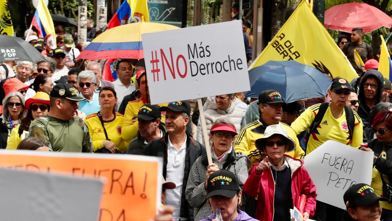 Marchas en contra del Gobierno de Gustavo Petro en al menos 20 ciudades ...