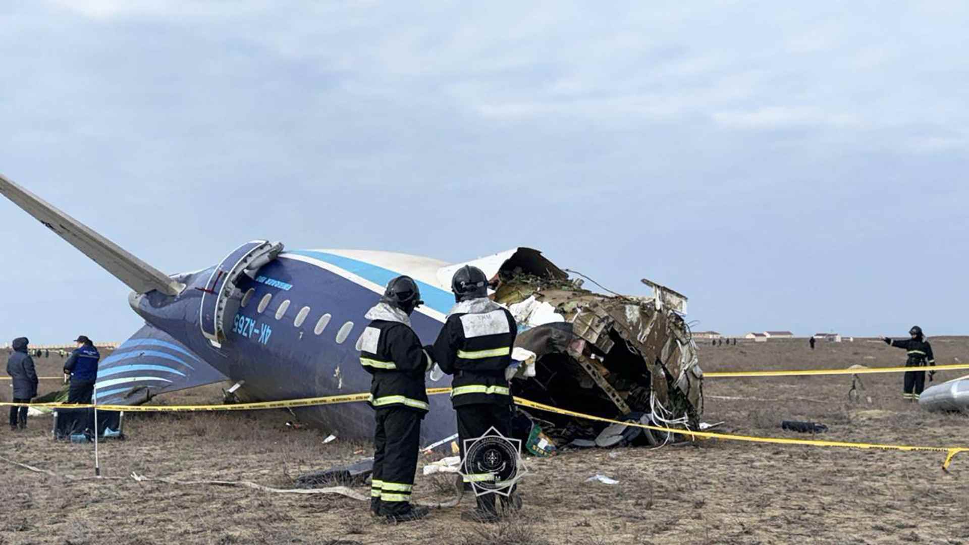 Incidente incidente con el vuelo de Azerbaijan Airlines (AFP)