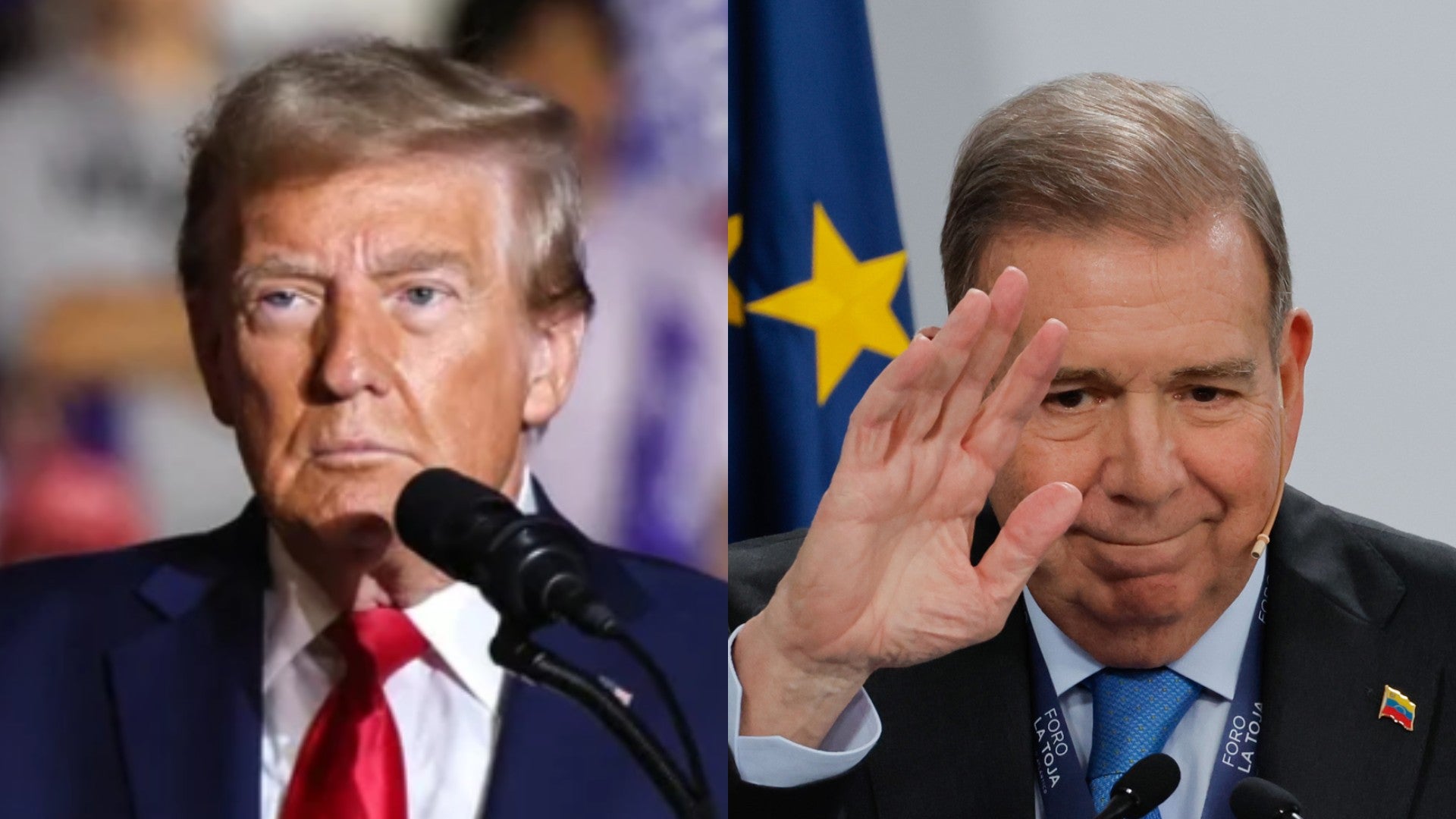 Donald Trump, presidente electo de Estados Unidos / Edmundo González, presidente electo de Venezuela - Fotos: EFE