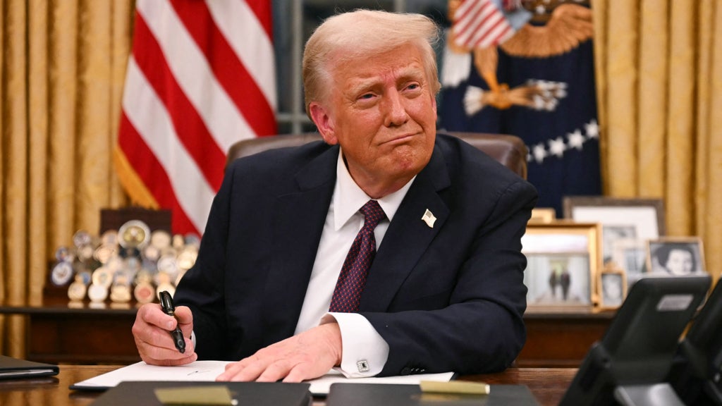 Donald Trump, presidente estadounidense (AFP)