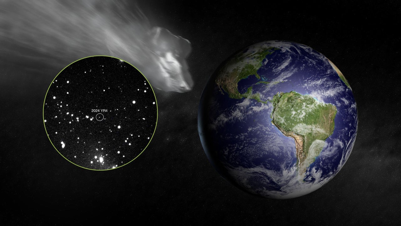 NASAと欧州宇宙機関は、地球上の小惑星YR4の衝撃確率を大幅に減らします