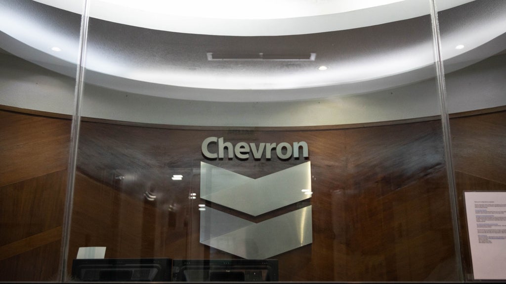 Logo de Chevron (AFP)
