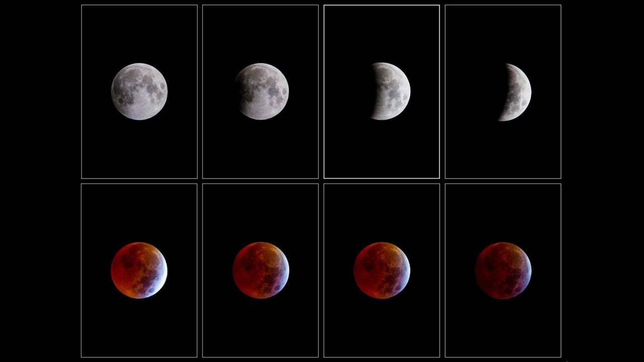 Así se vio el eclipse total de Luna en el continente americano | NTN24.COM