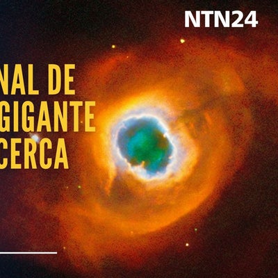 Así se ve el final de una estrella gigante roja ubicada cerca de la ...